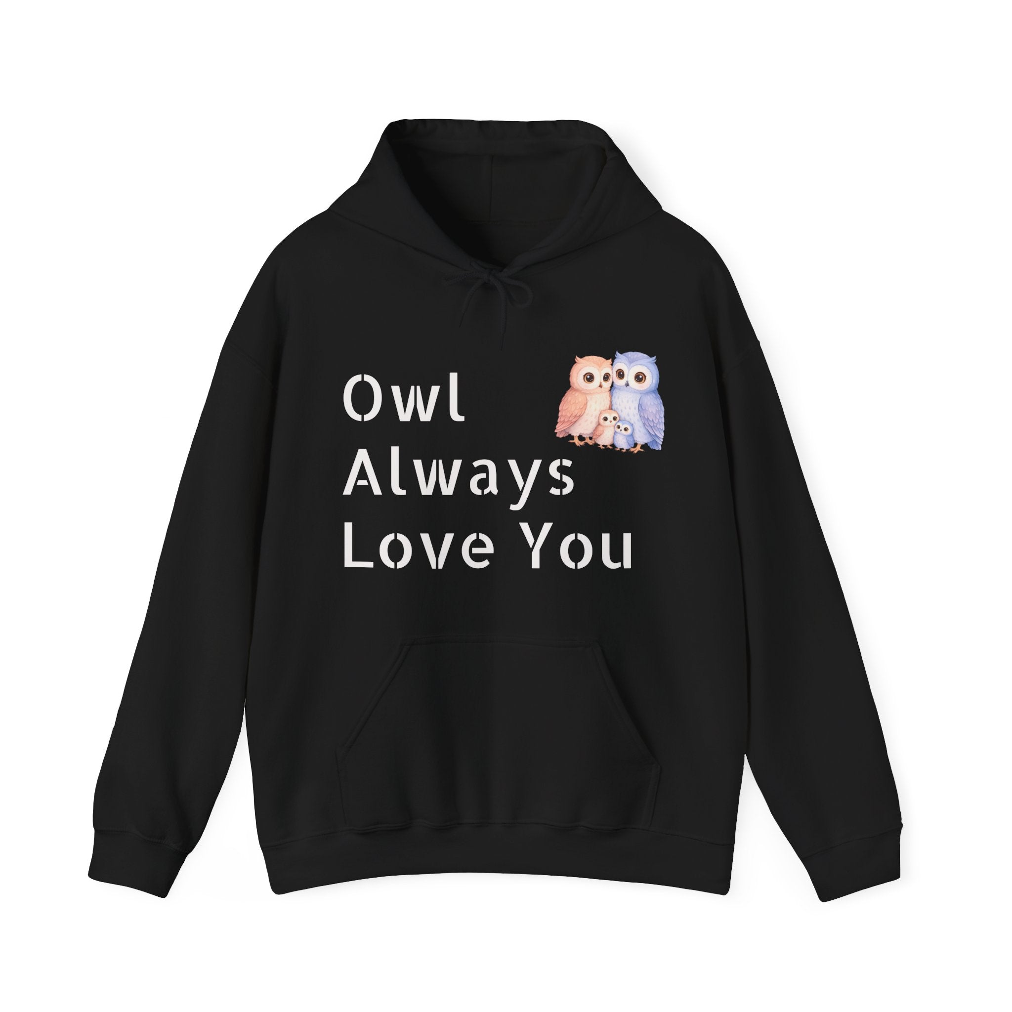 Watercolor Hand-Drawn Owl Hoodie | Sentimental Note, Cozy Pullover