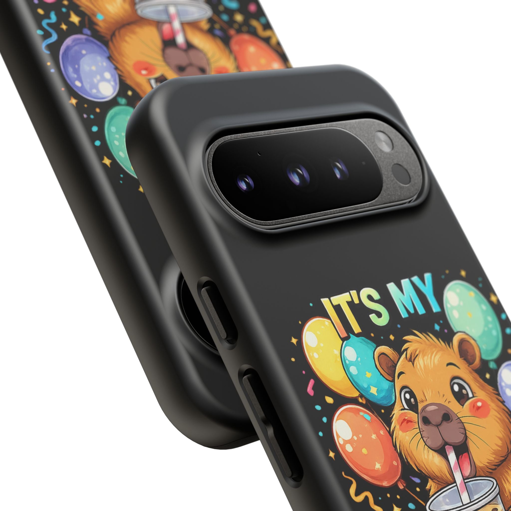 It is My Birthday Guinea Pig Bubble Tea Phone Case | Cute Birthday Phone Cover