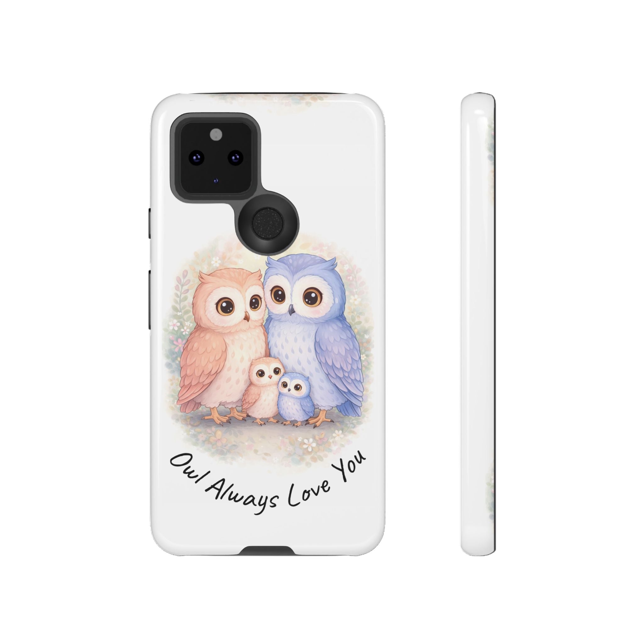 Owl Always Love You watercolor owl family Phone Case | Slim Dual-Layer Protective Case