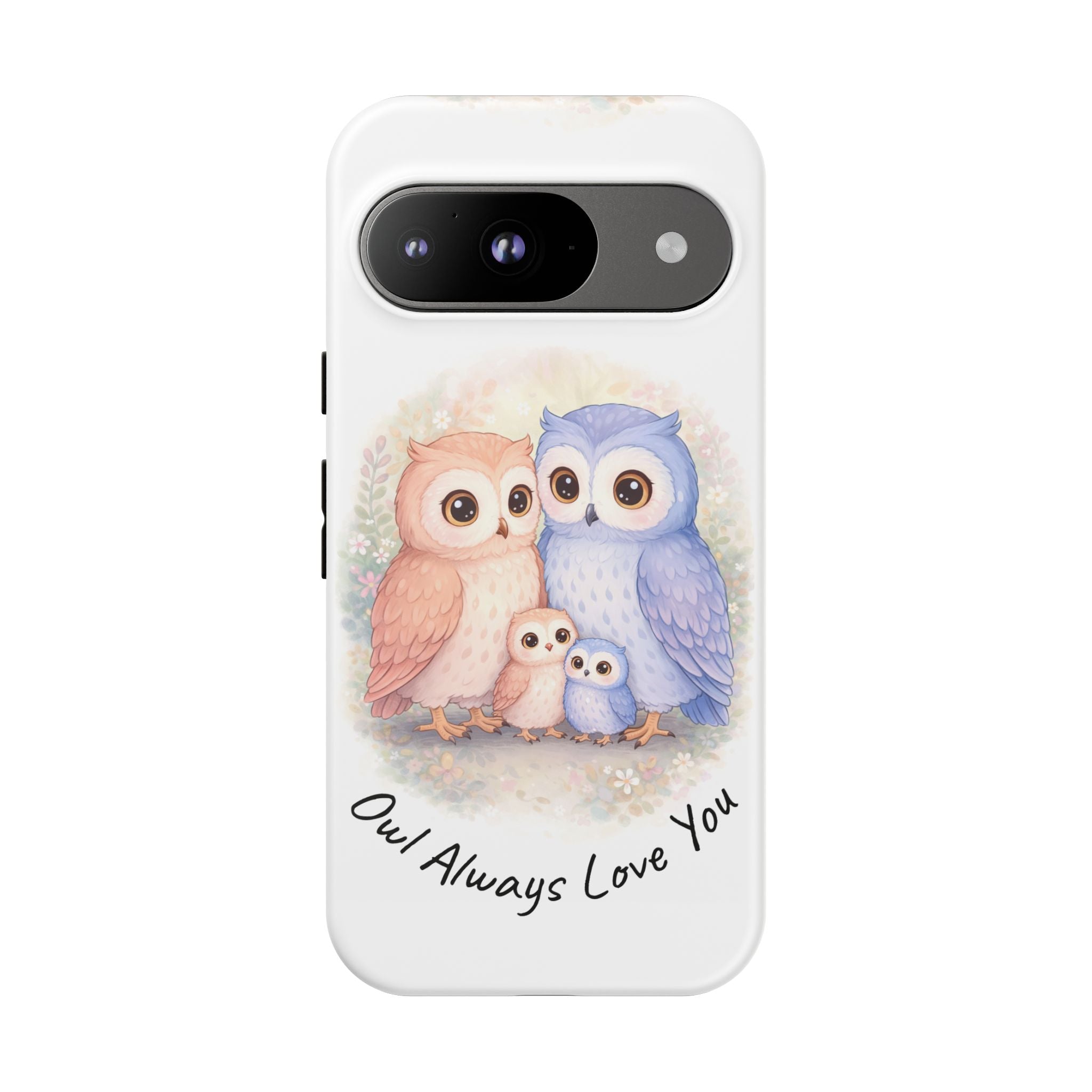Owl Always Love You watercolor owl family Phone Case | Slim Dual-Layer Protective Case