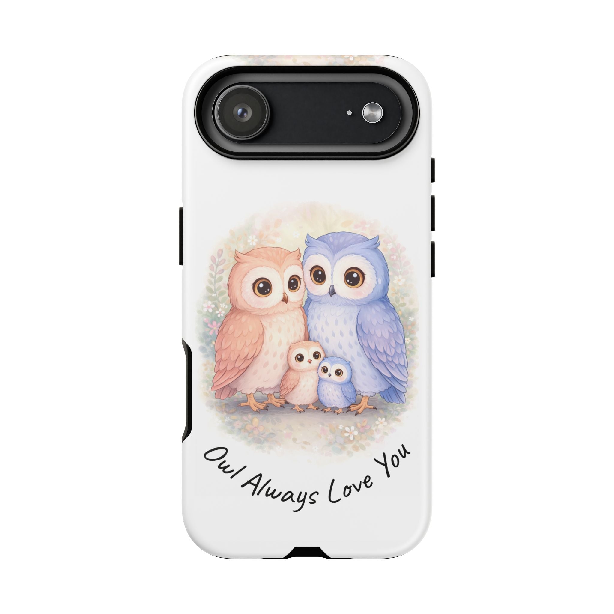 Owl Always Love You watercolor owl family Phone Case | Slim Dual-Layer Protective Case
