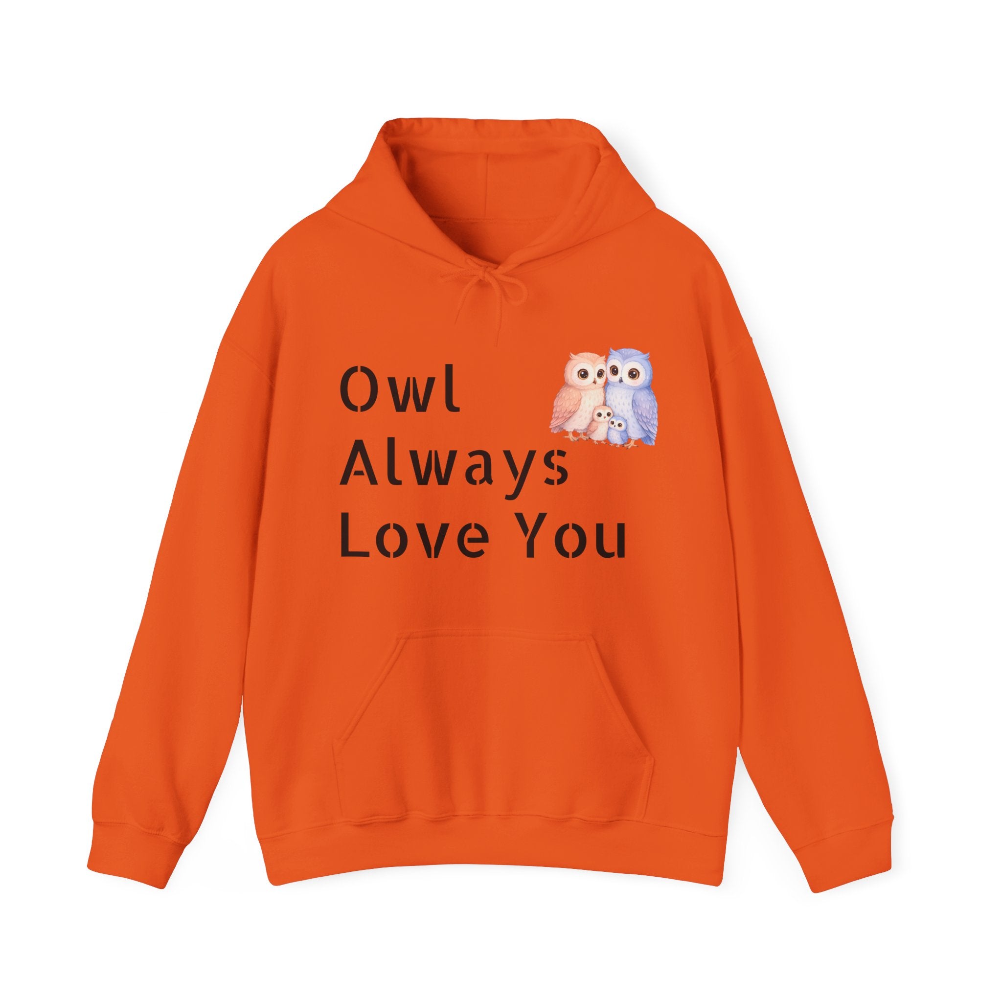 Watercolor Hand-Drawn Owl Hoodie | Sentimental Note, Cozy Pullover