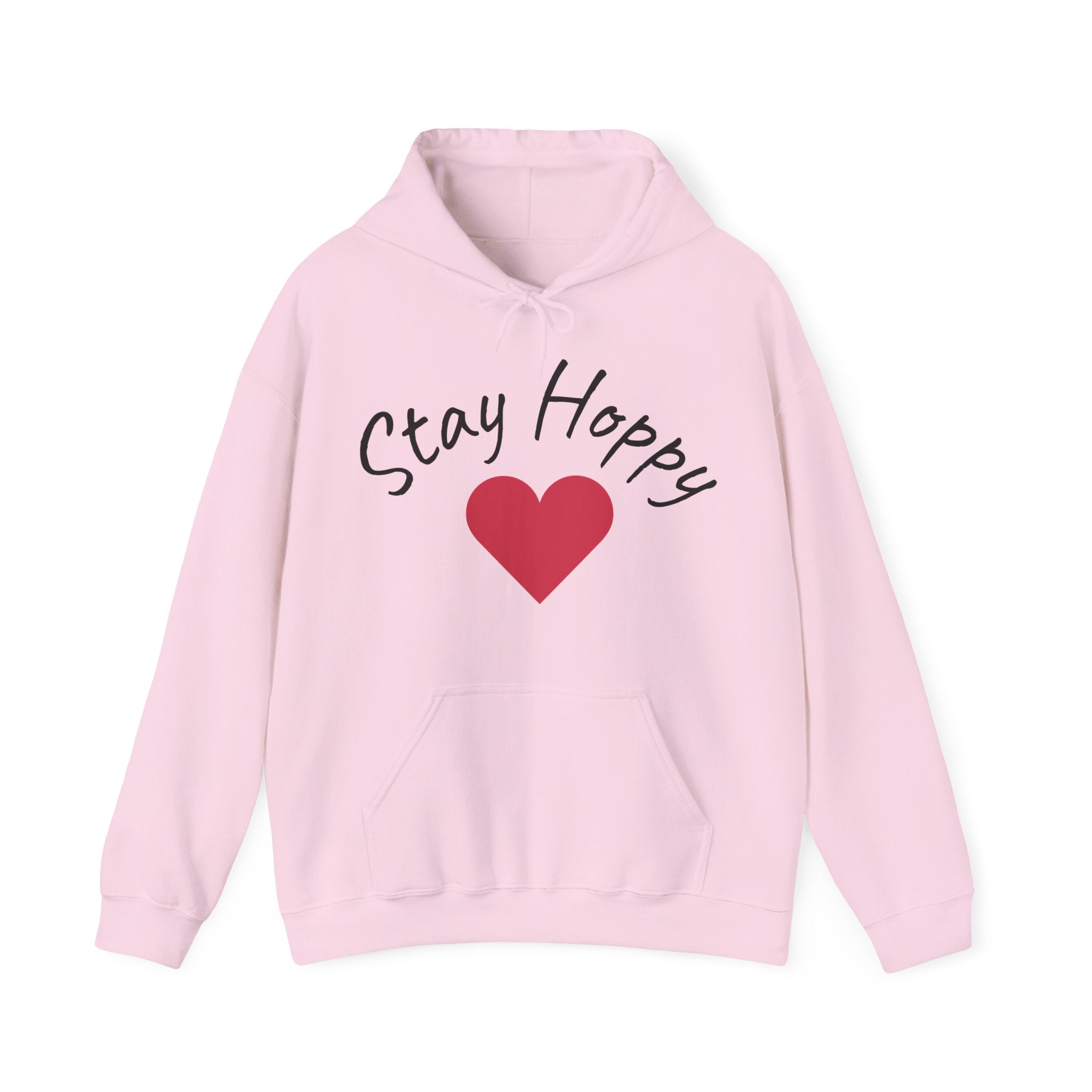 Stay Hoppy Frog Hoodie — Cozy Sweatshirt with Heart Balloon