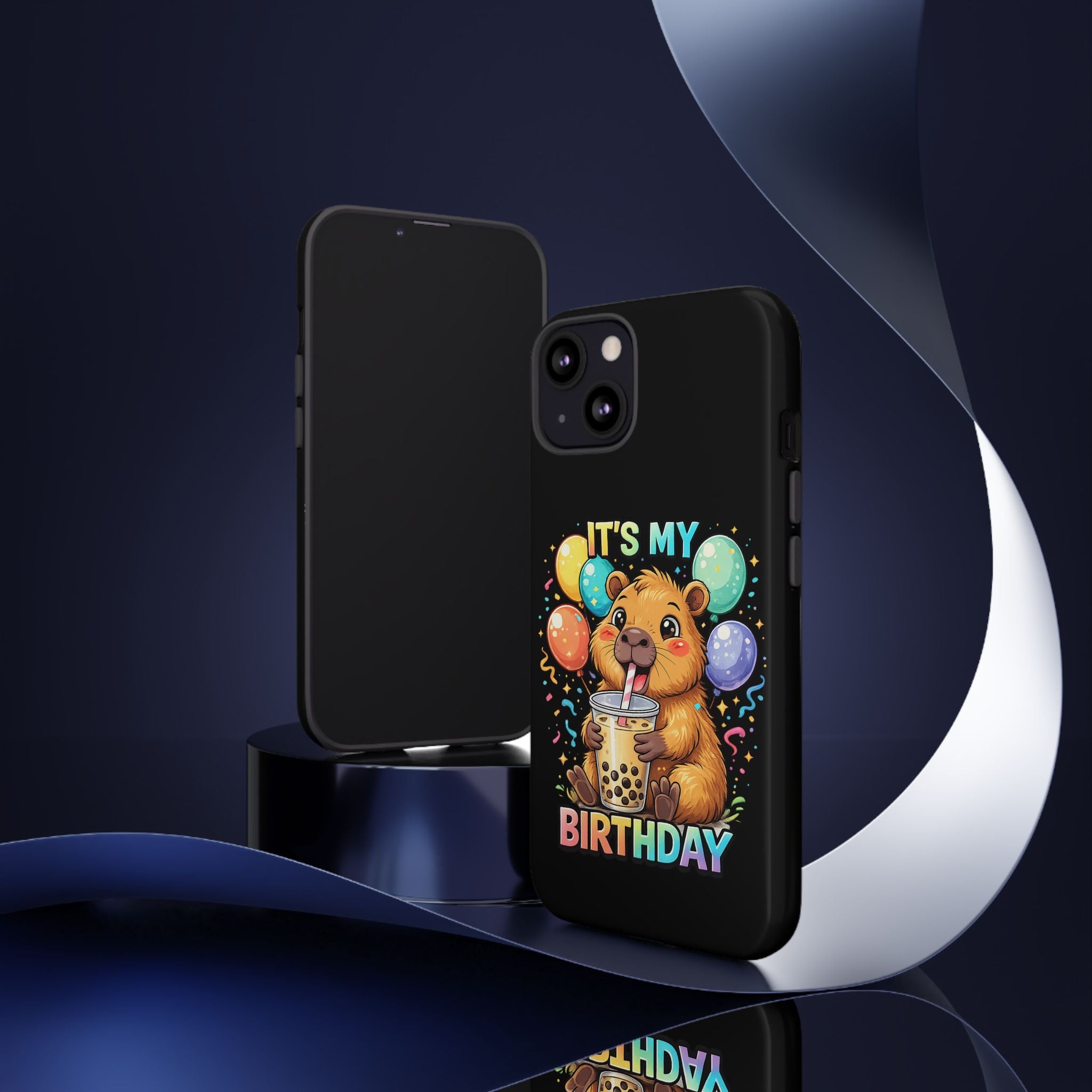 It is My Birthday Guinea Pig Bubble Tea Phone Case | Cute Birthday Phone Cover