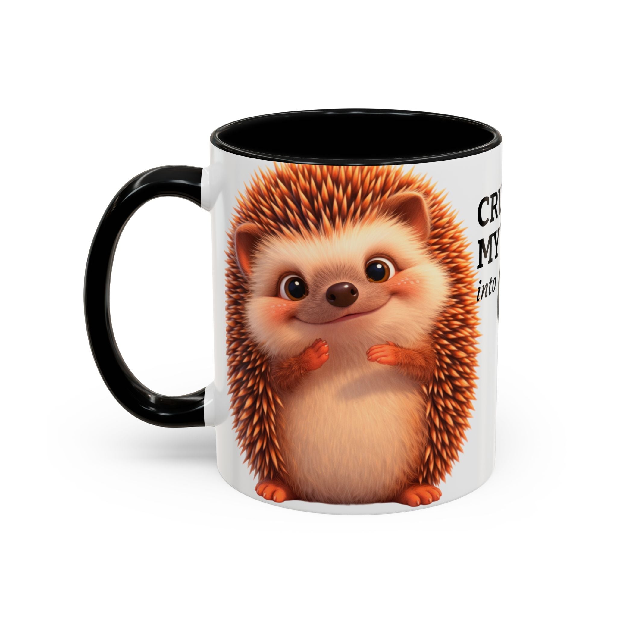 Cruisin' My Way into 60 Hedgehog Accent Coffee Mug — 11/15oz Birthday Mug