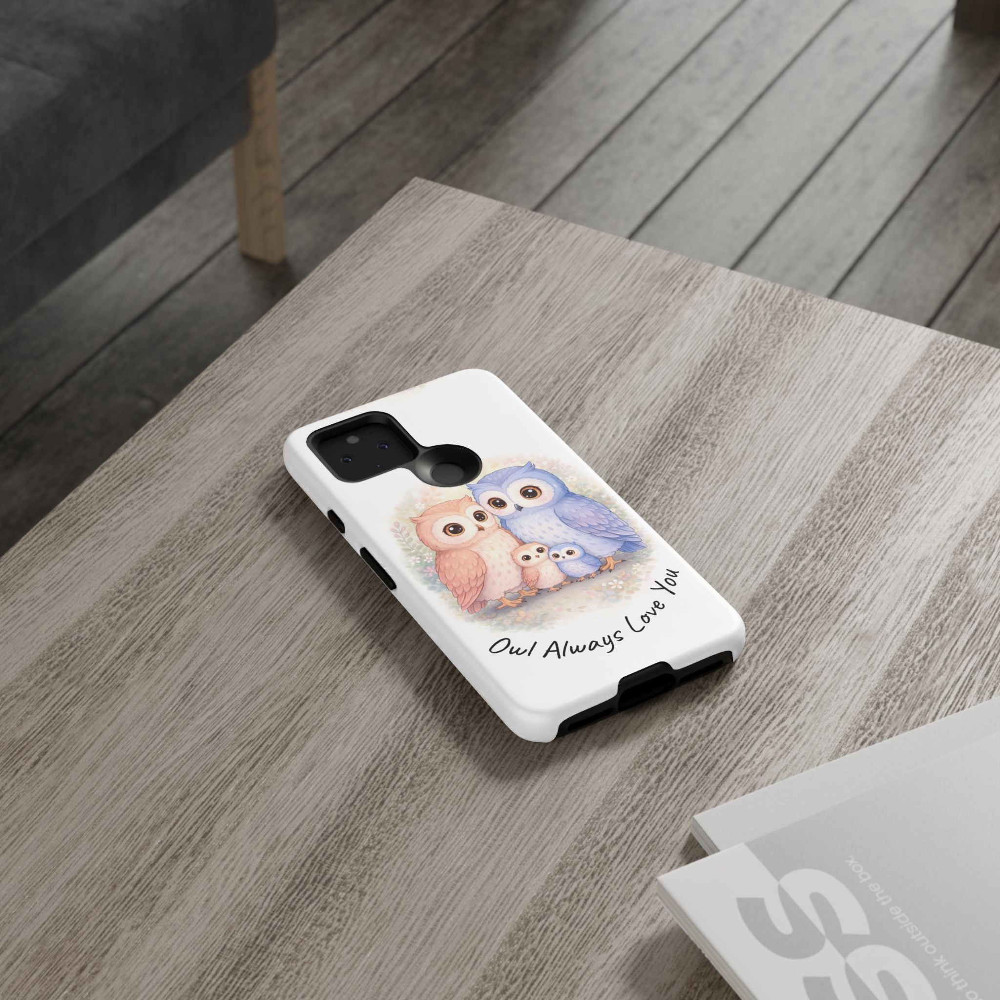 Owl Always Love You watercolor owl family Phone Case | Slim Dual-Layer Protective Case