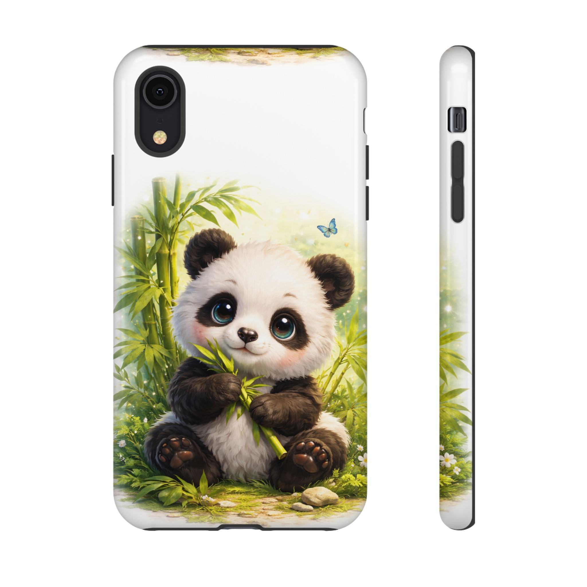 Baby Panda in Sunlight Protective Phone Case — Shockproof iPhone & Samsung Cover