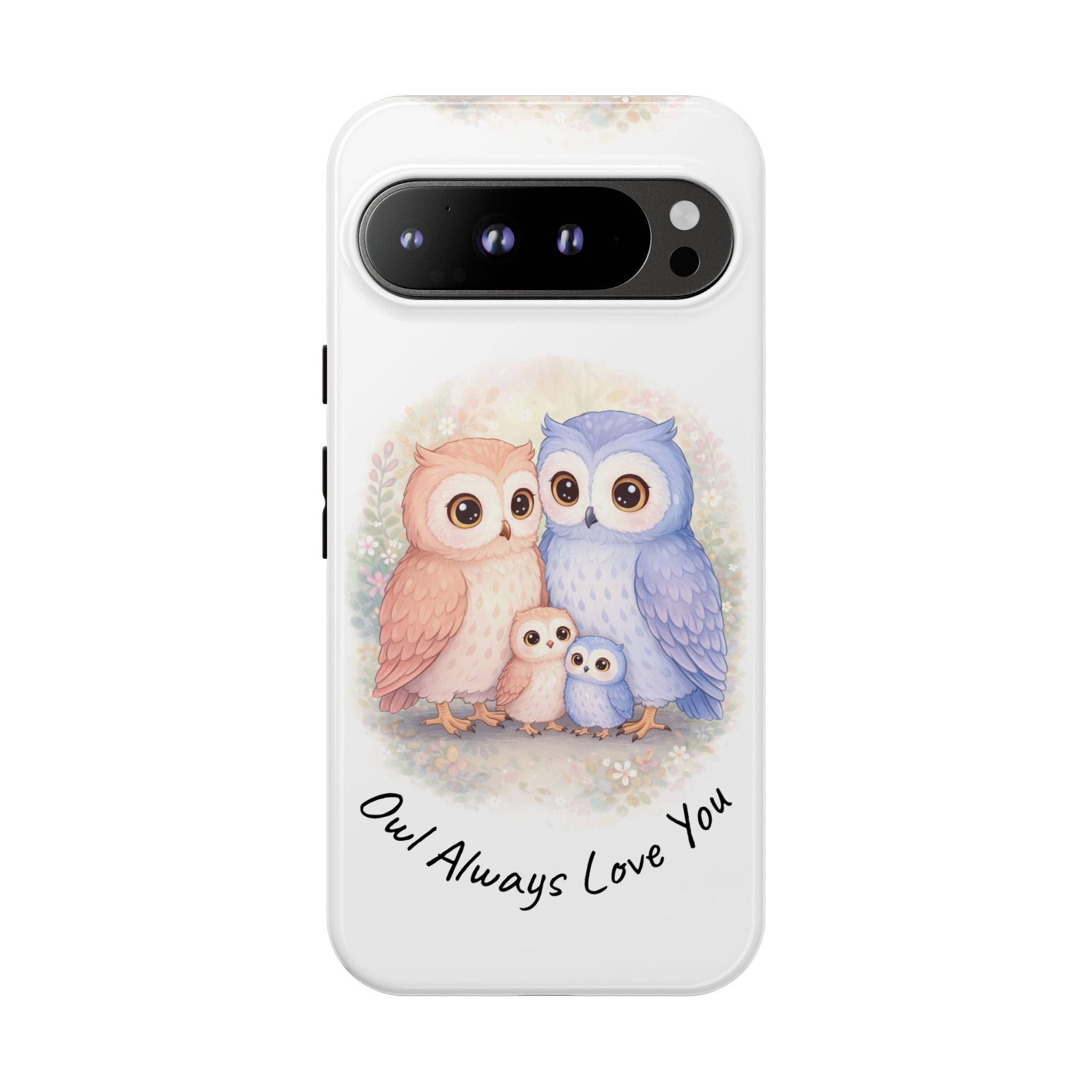 Owl Always Love You watercolor owl family Phone Case | Slim Dual-Layer Protective Case