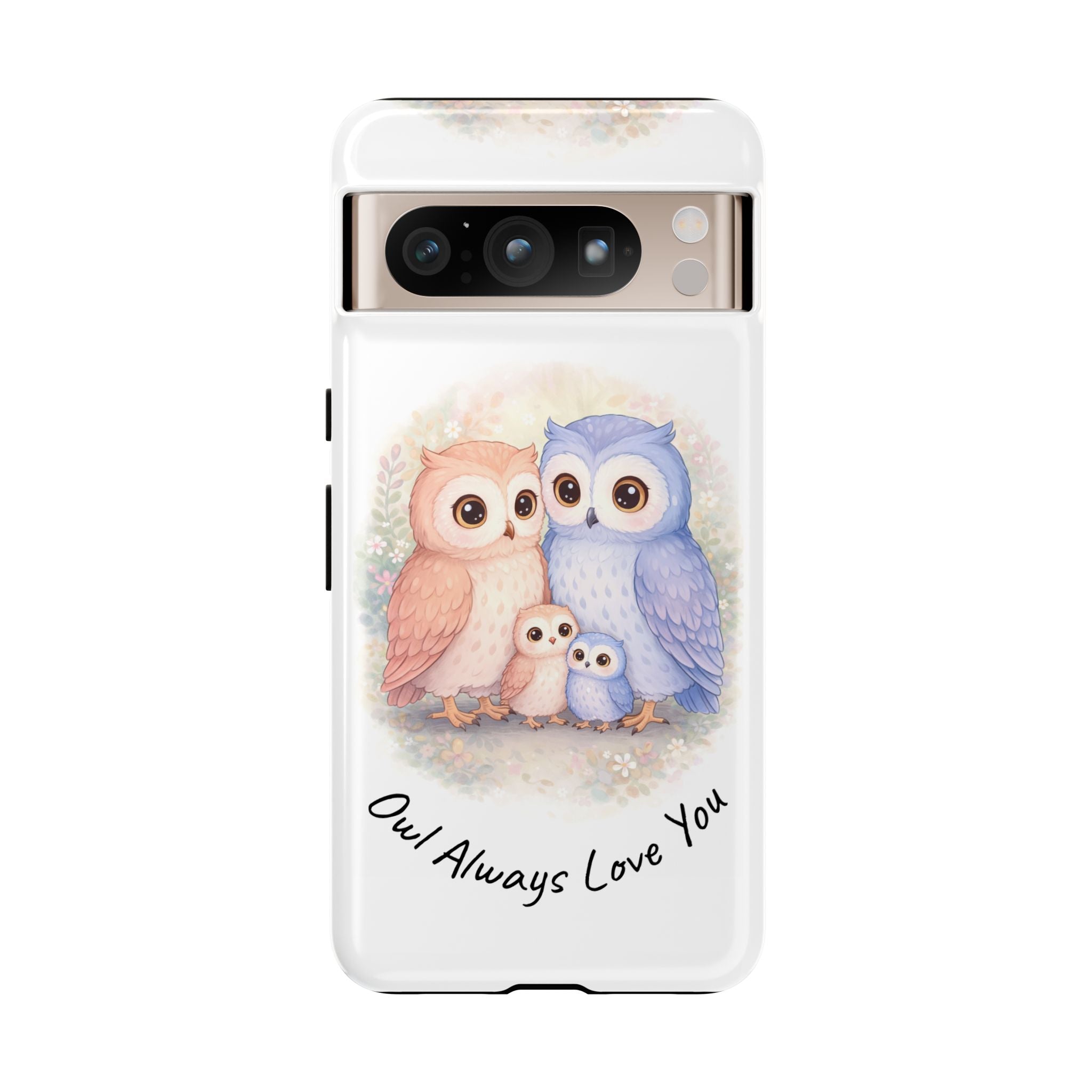 Owl Always Love You watercolor owl family Phone Case | Slim Dual-Layer Protective Case