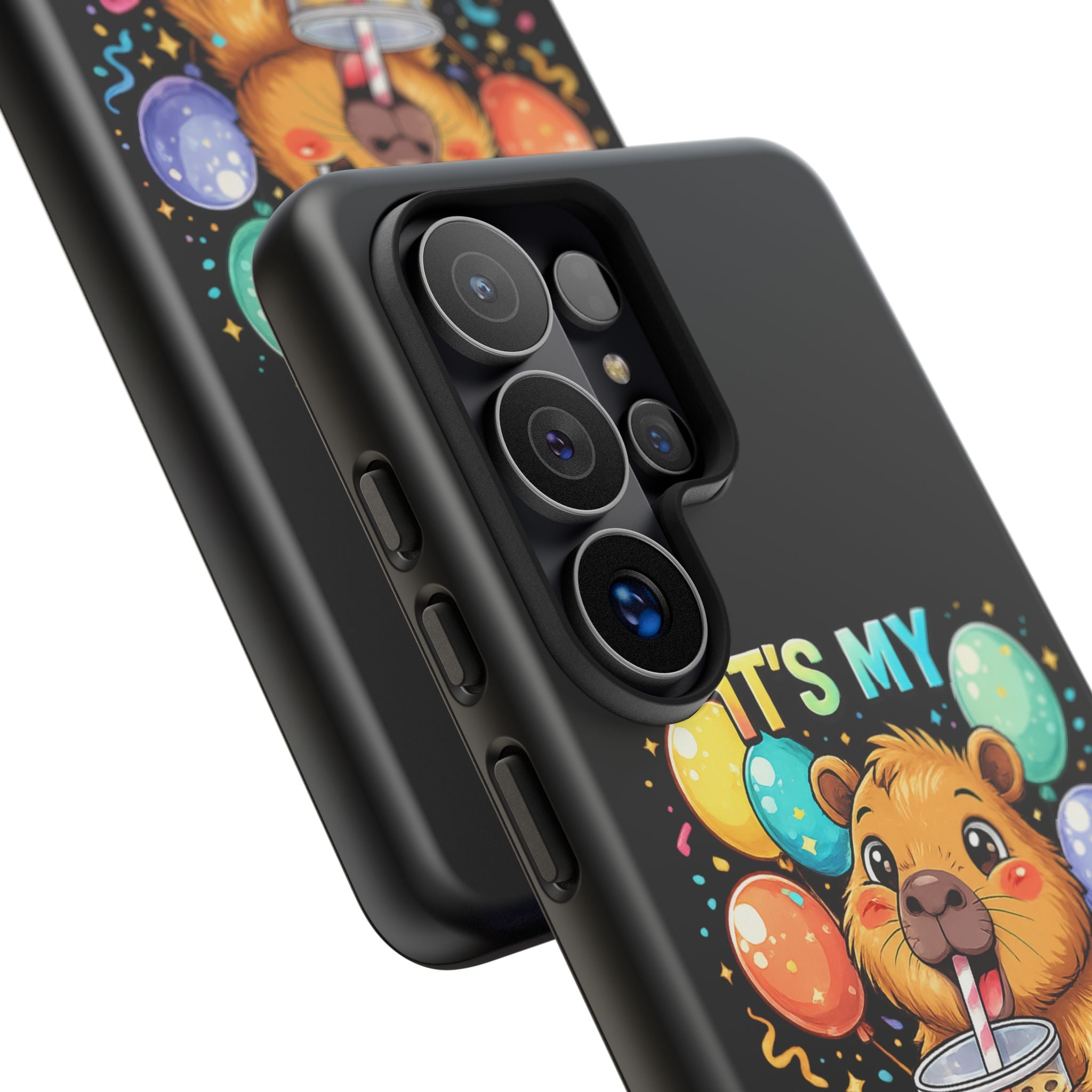 It is My Birthday Guinea Pig Bubble Tea Phone Case | Cute Birthday Phone Cover