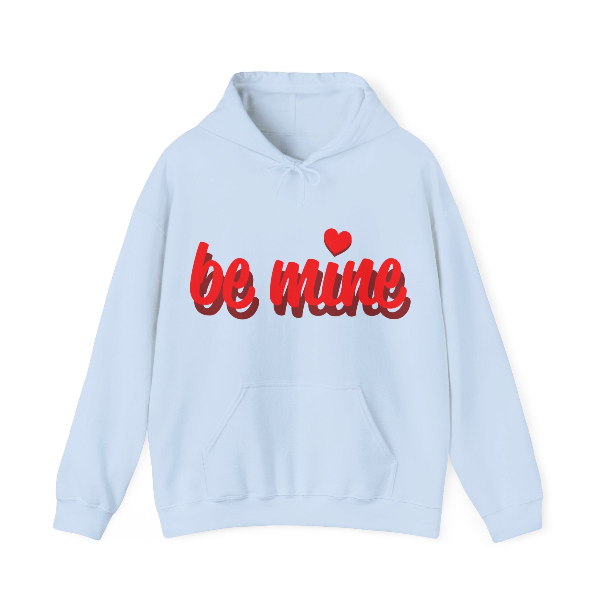 Be Mine Script Hoodie | Pink Bunny Headphones Valentine Sweatshirt
