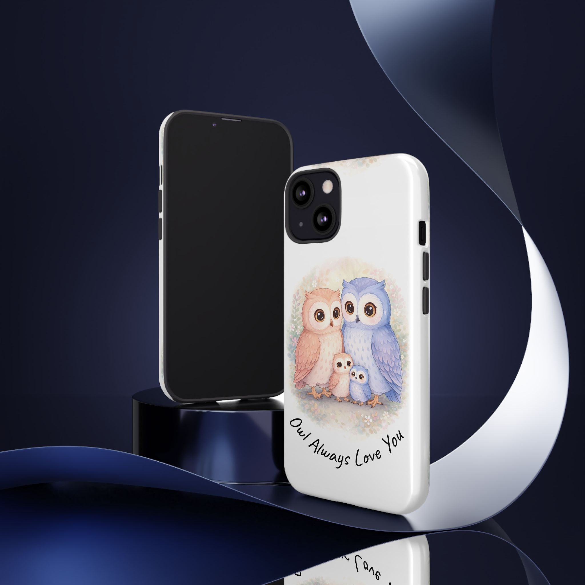 Owl Always Love You watercolor owl family Phone Case | Slim Dual-Layer Protective Case