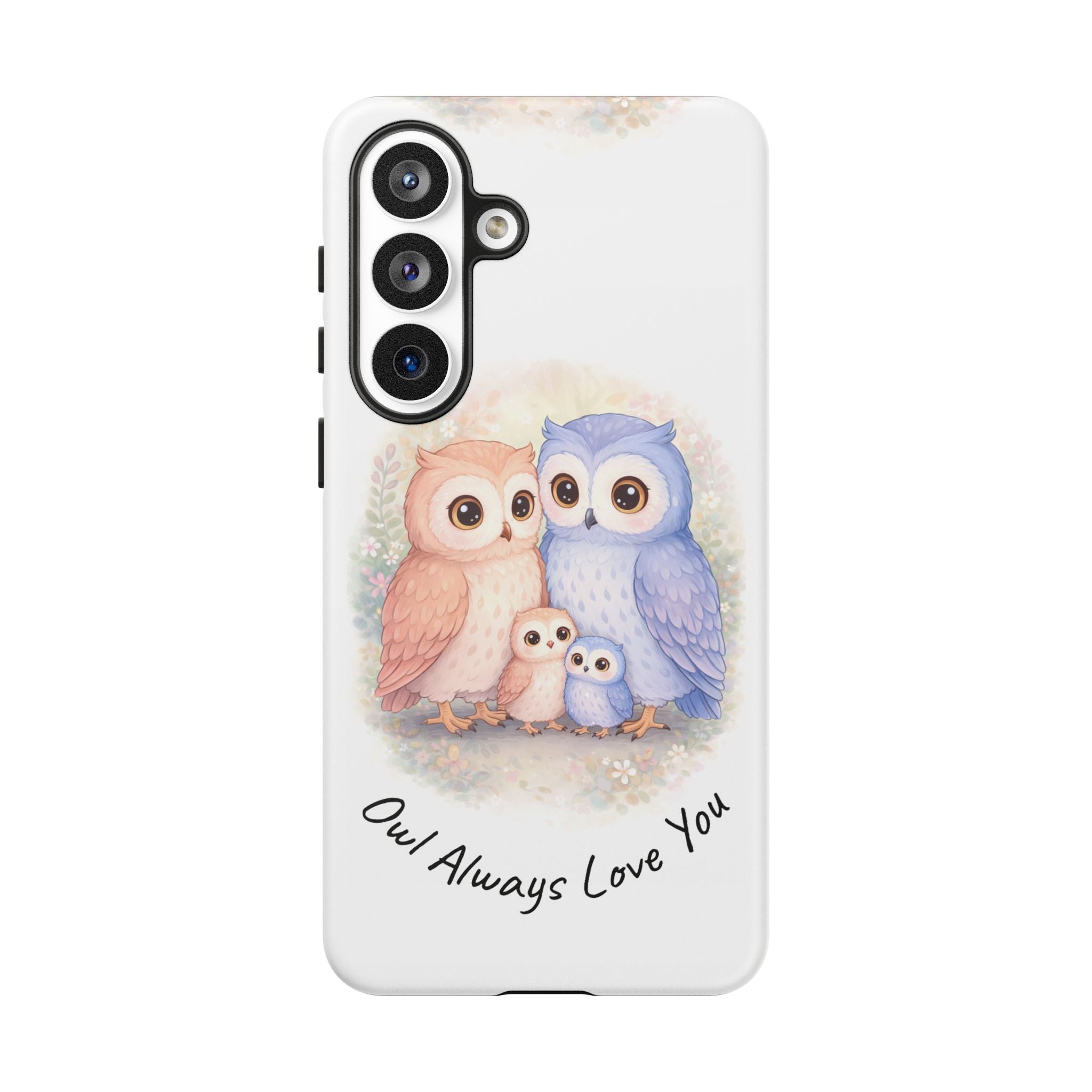 Owl Always Love You watercolor owl family Phone Case | Slim Dual-Layer Protective Case