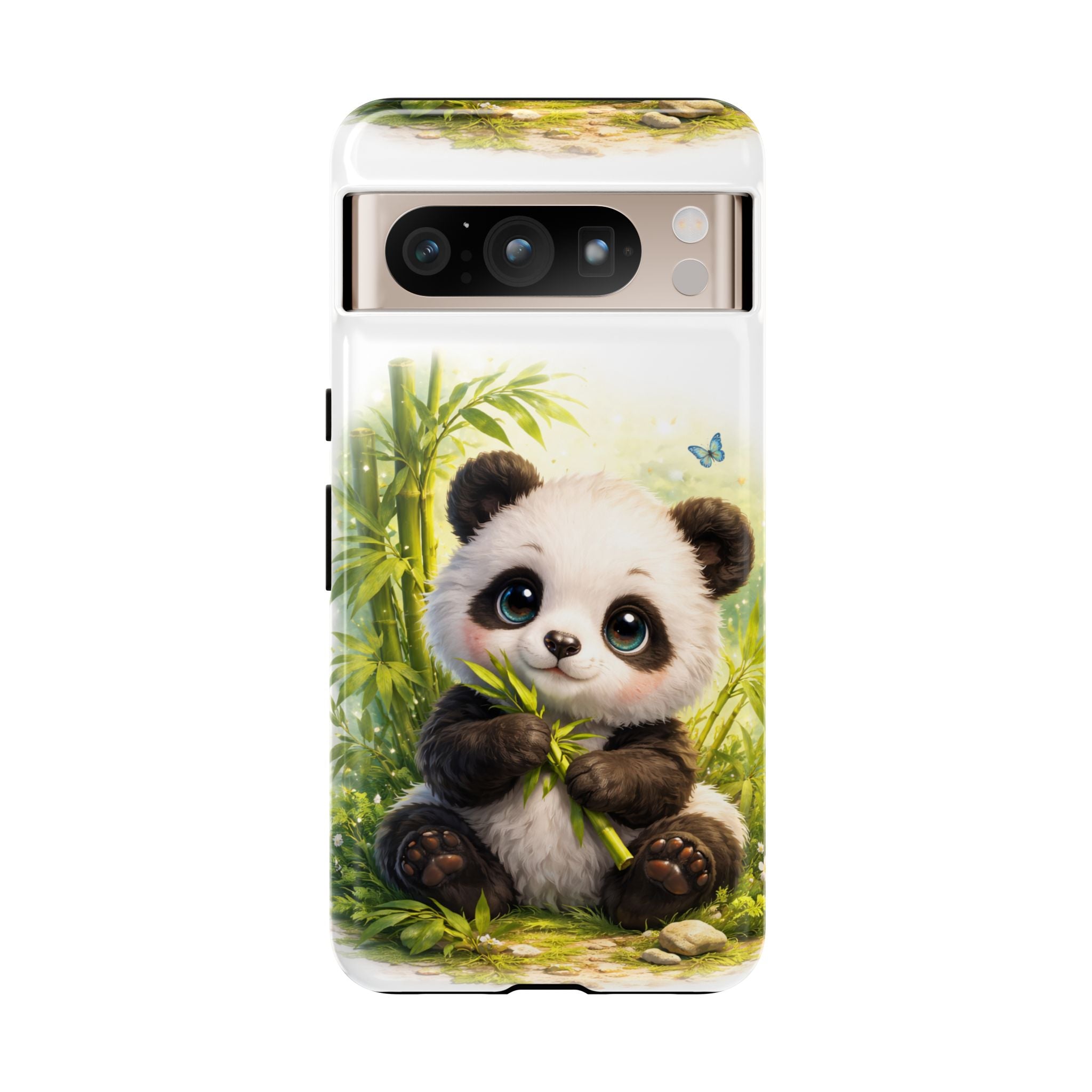 Baby Panda in Sunlight Protective Phone Case — Shockproof iPhone & Samsung Cover