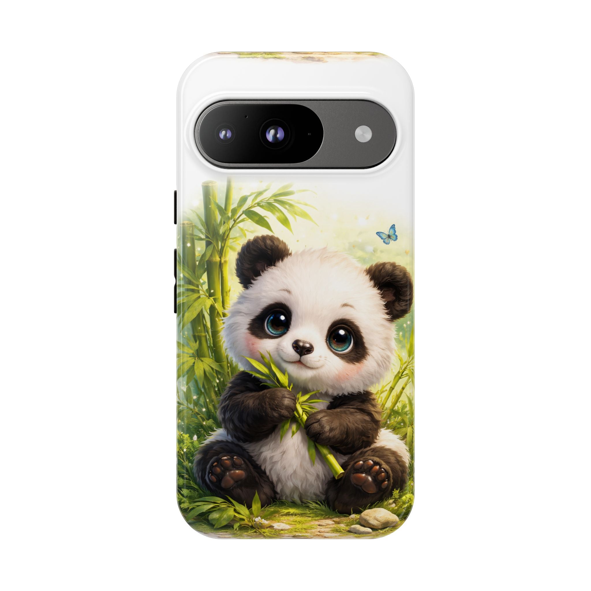 Baby Panda in Sunlight Protective Phone Case — Shockproof iPhone & Samsung Cover