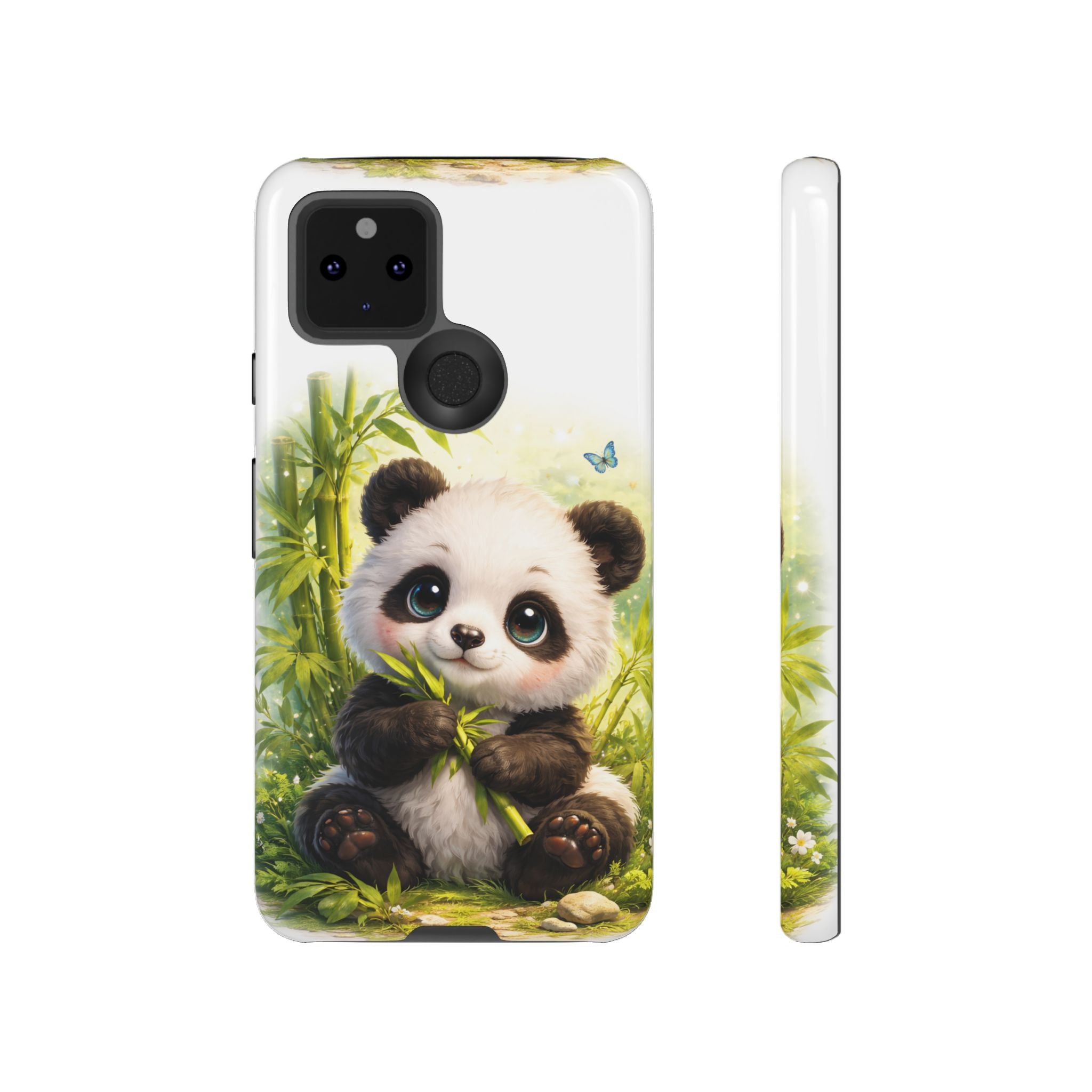 Baby Panda in Sunlight Protective Phone Case — Shockproof iPhone & Samsung Cover