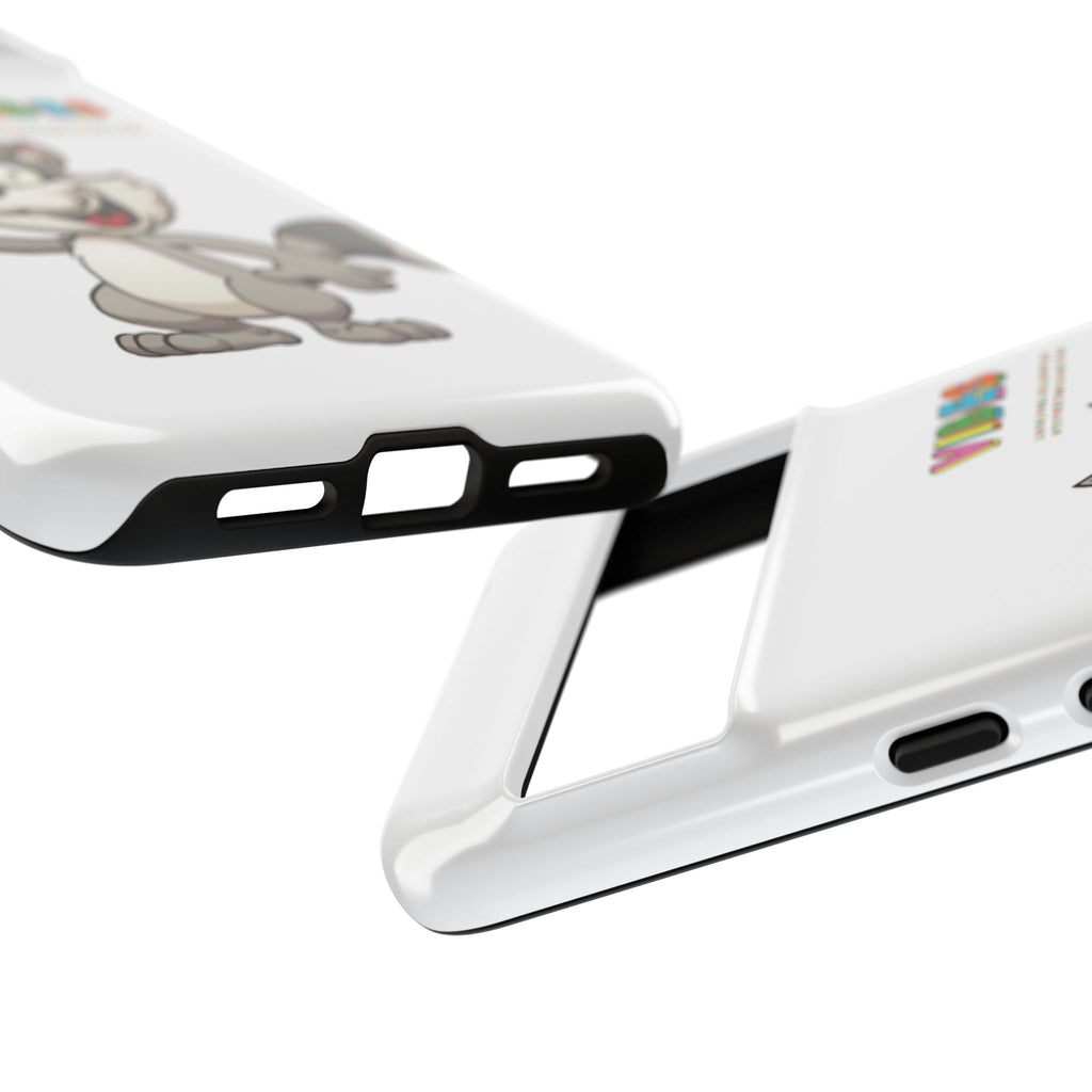 Smiling Raccoon VIBES Phone Case | Slim Dual-Layer Protective Case