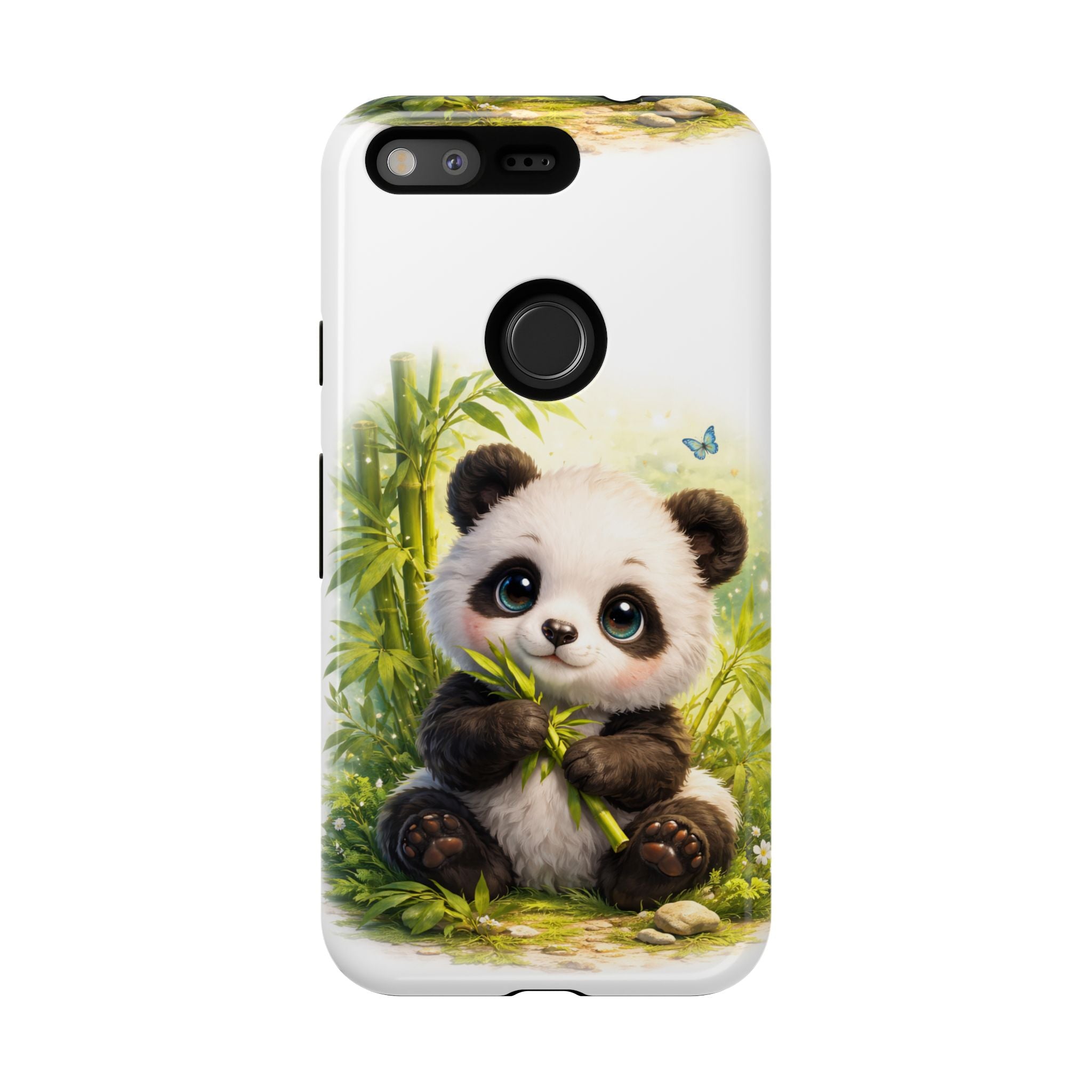Baby Panda in Sunlight Protective Phone Case — Shockproof iPhone & Samsung Cover