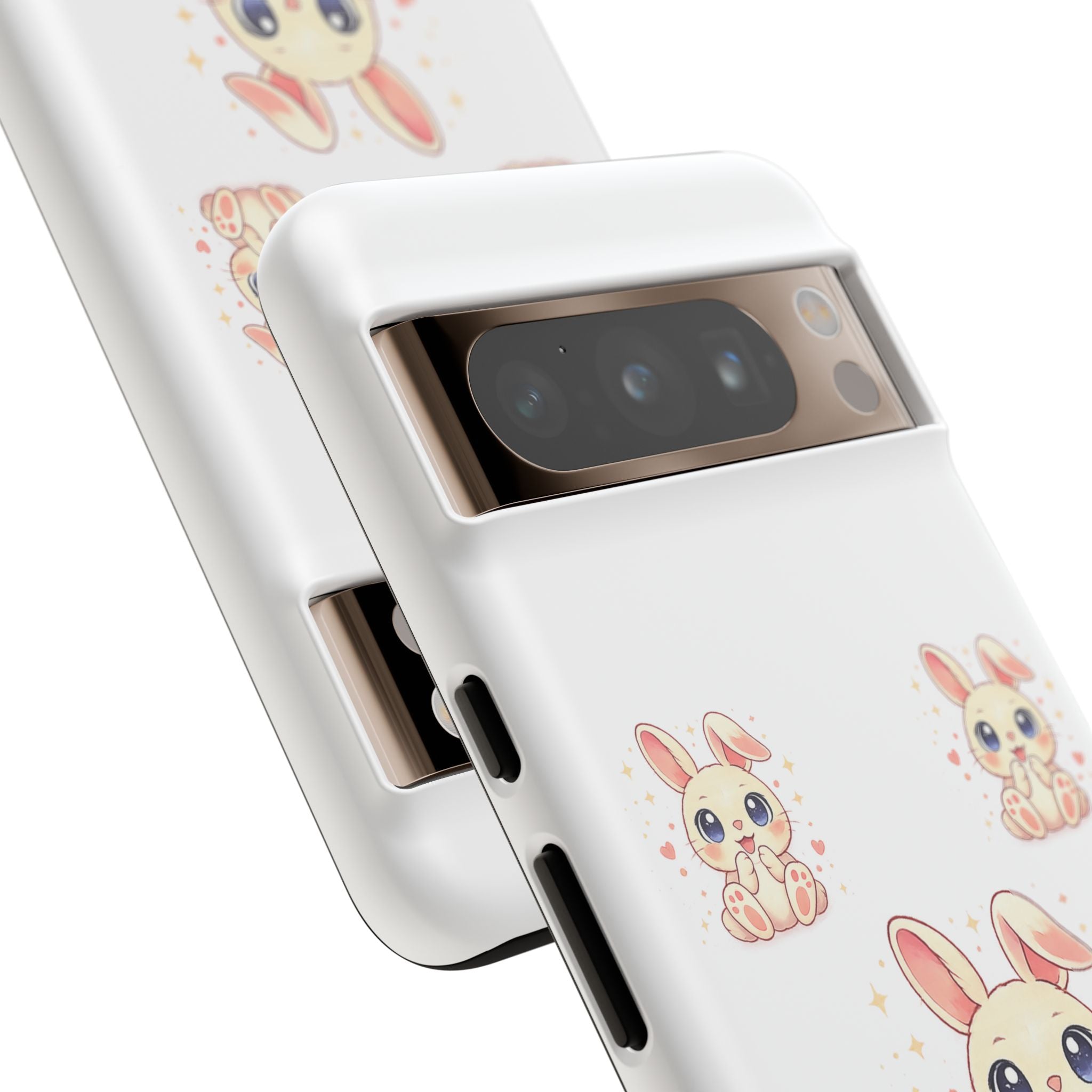 Cute Bunny Nursery Birth Announcement Phone Case | Personalized Name, Date & Time