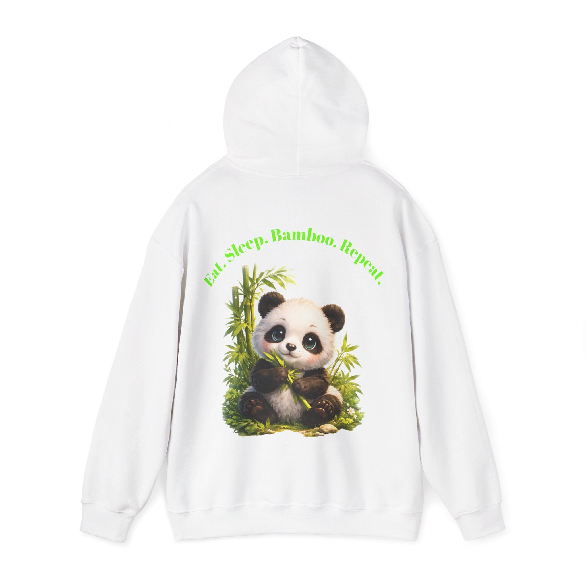 Cute Baby Panda Eating Bamboo Hoodie | Eat Sleep Bamboo Repeat