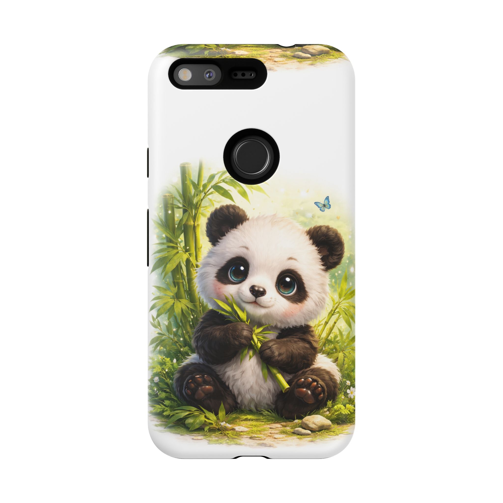 Baby Panda in Sunlight Protective Phone Case — Shockproof iPhone & Samsung Cover