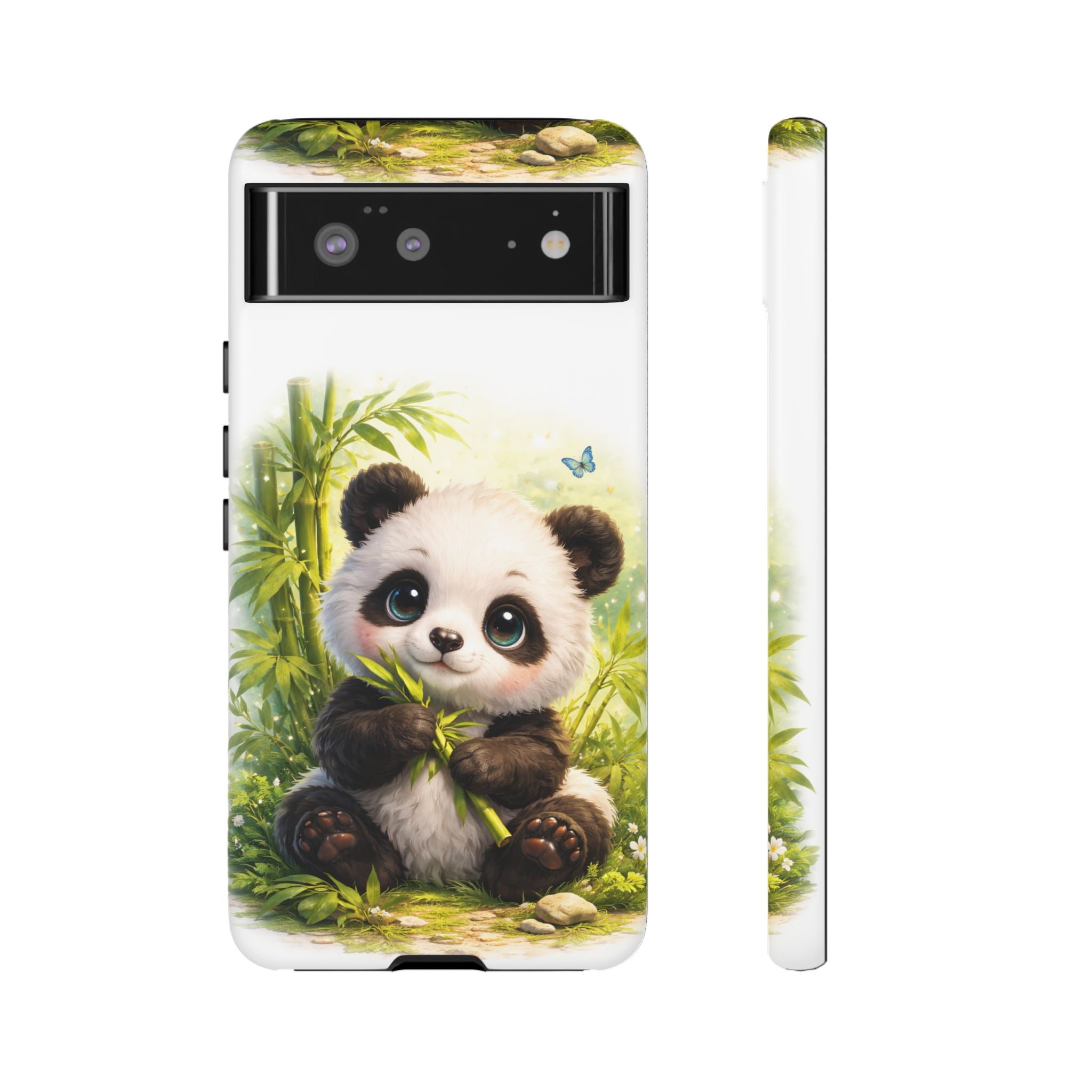 Baby Panda in Sunlight Protective Phone Case — Shockproof iPhone & Samsung Cover