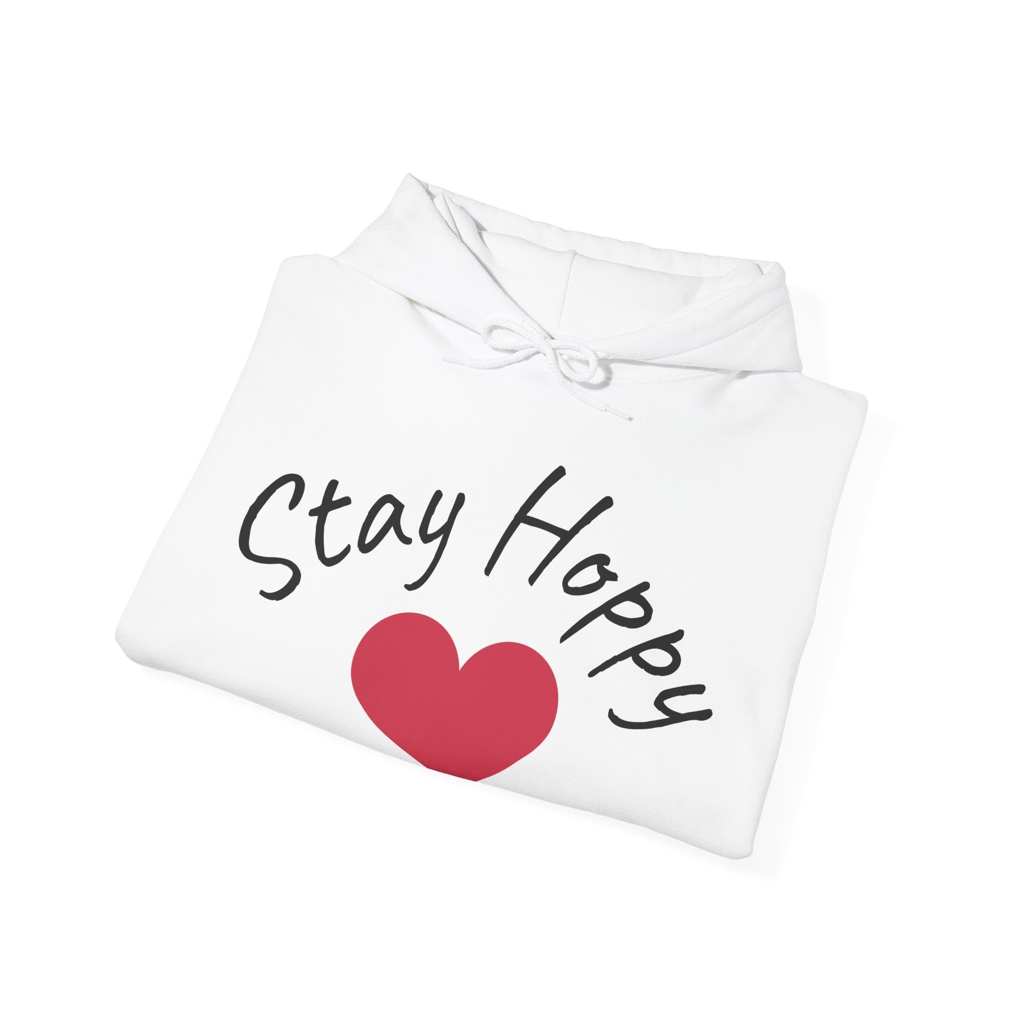 Stay Hoppy Frog Hoodie — Cozy Sweatshirt with Heart Balloon
