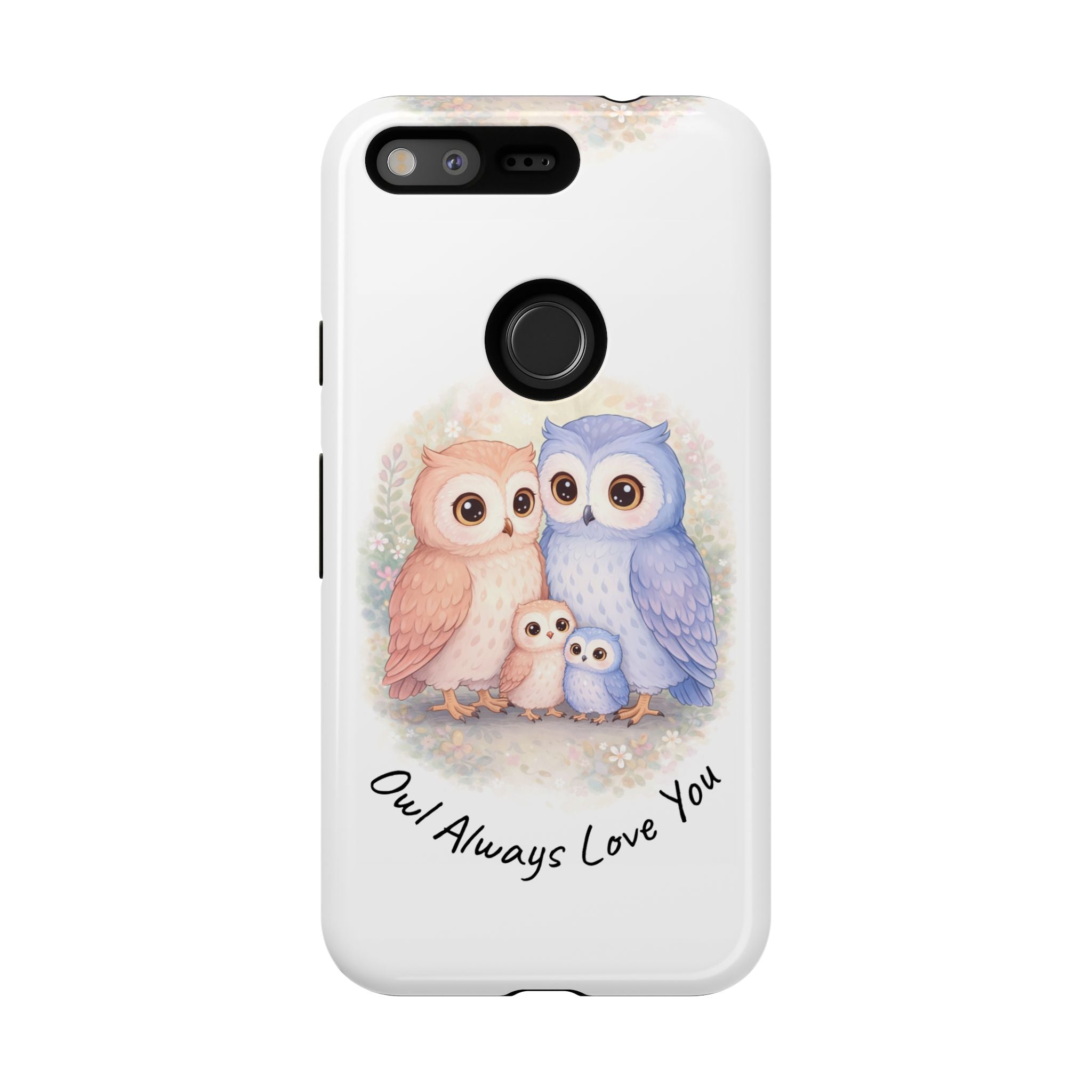 Owl Always Love You watercolor owl family Phone Case | Slim Dual-Layer Protective Case