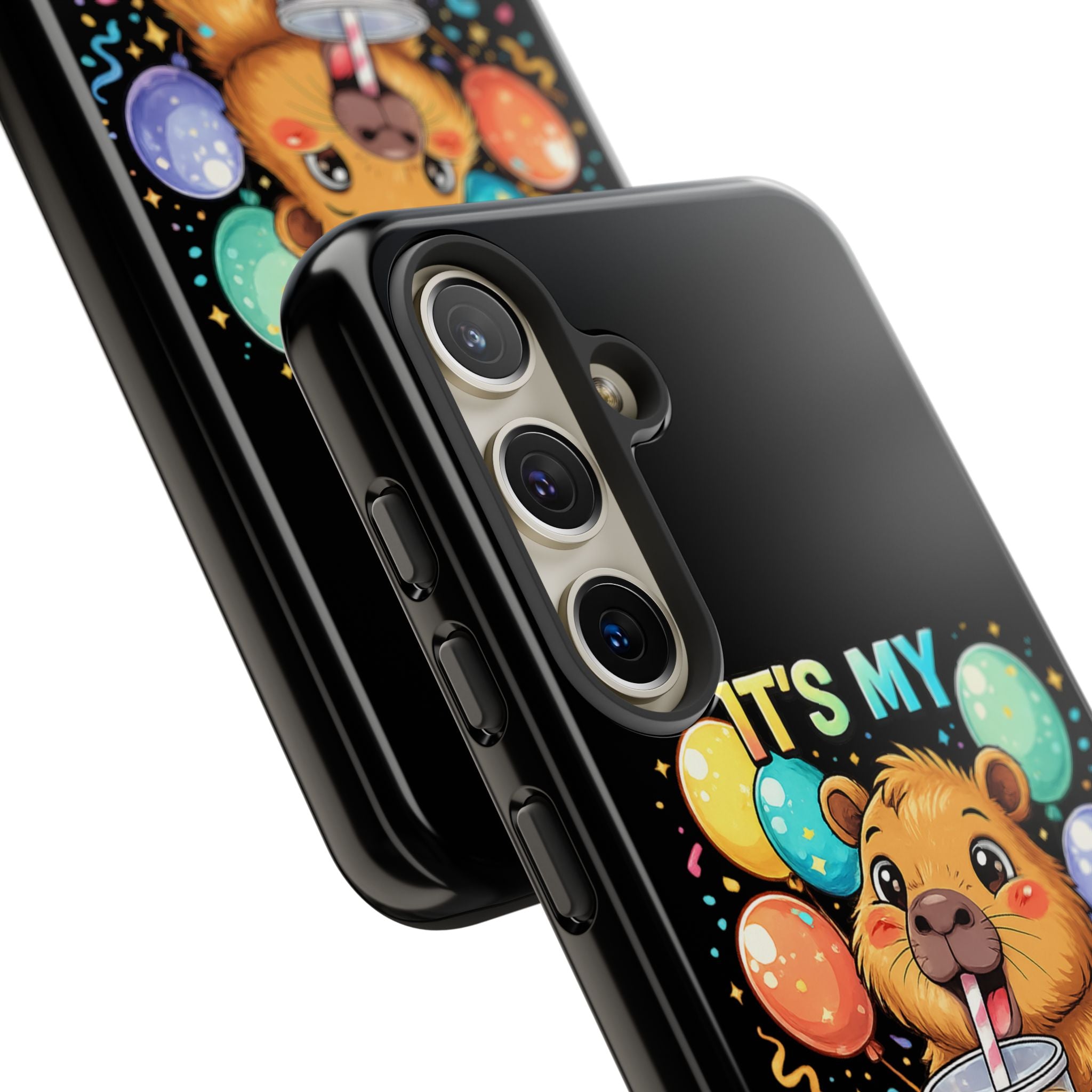 It is My Birthday Guinea Pig Bubble Tea Phone Case | Cute Birthday Phone Cover