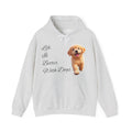 Golden Retriever Cozy Hoodie — Puppy Love Script Sweatshirt