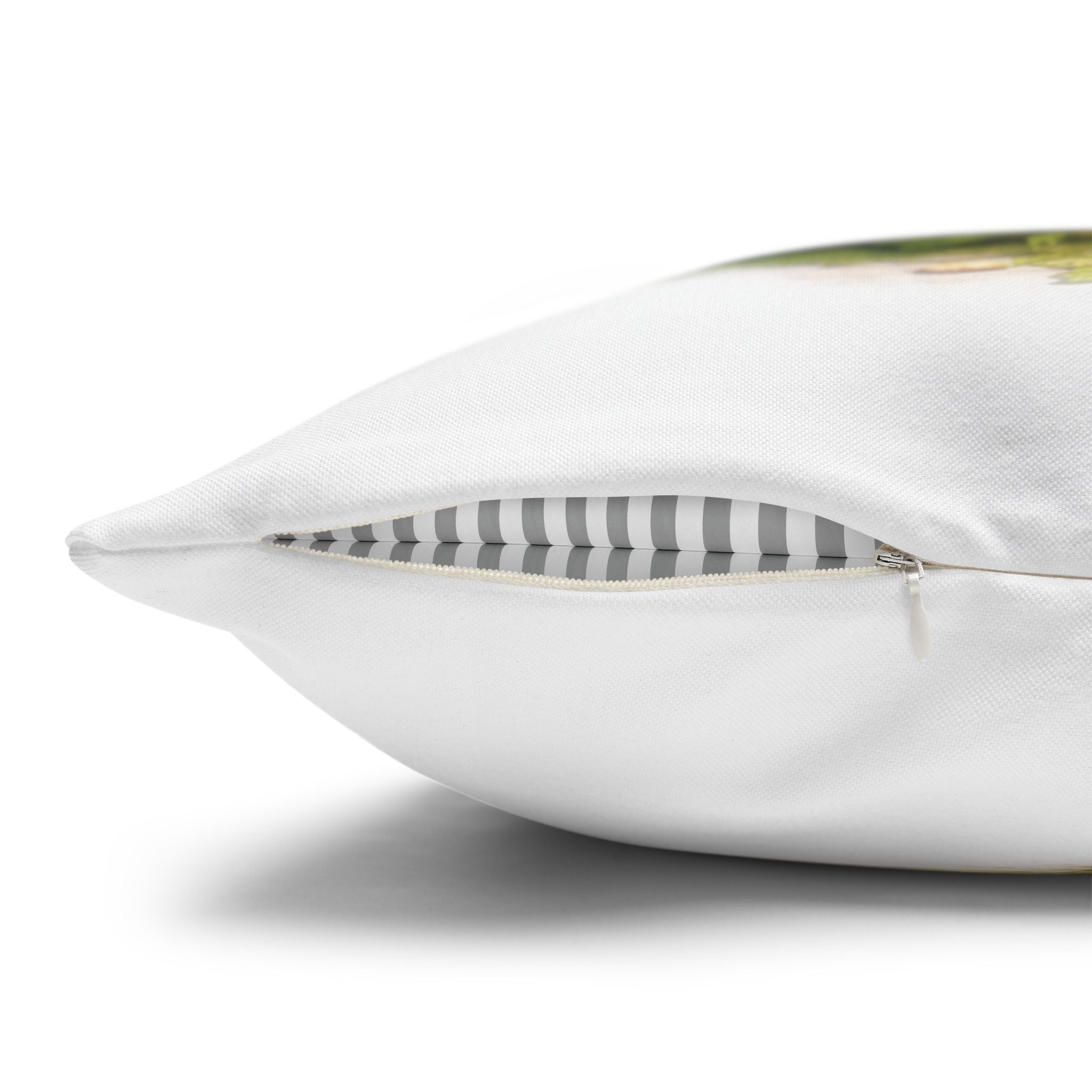 Baby Panda Bamboo Pillowcase, Square Throw Pillow Cover | Spun Polyester