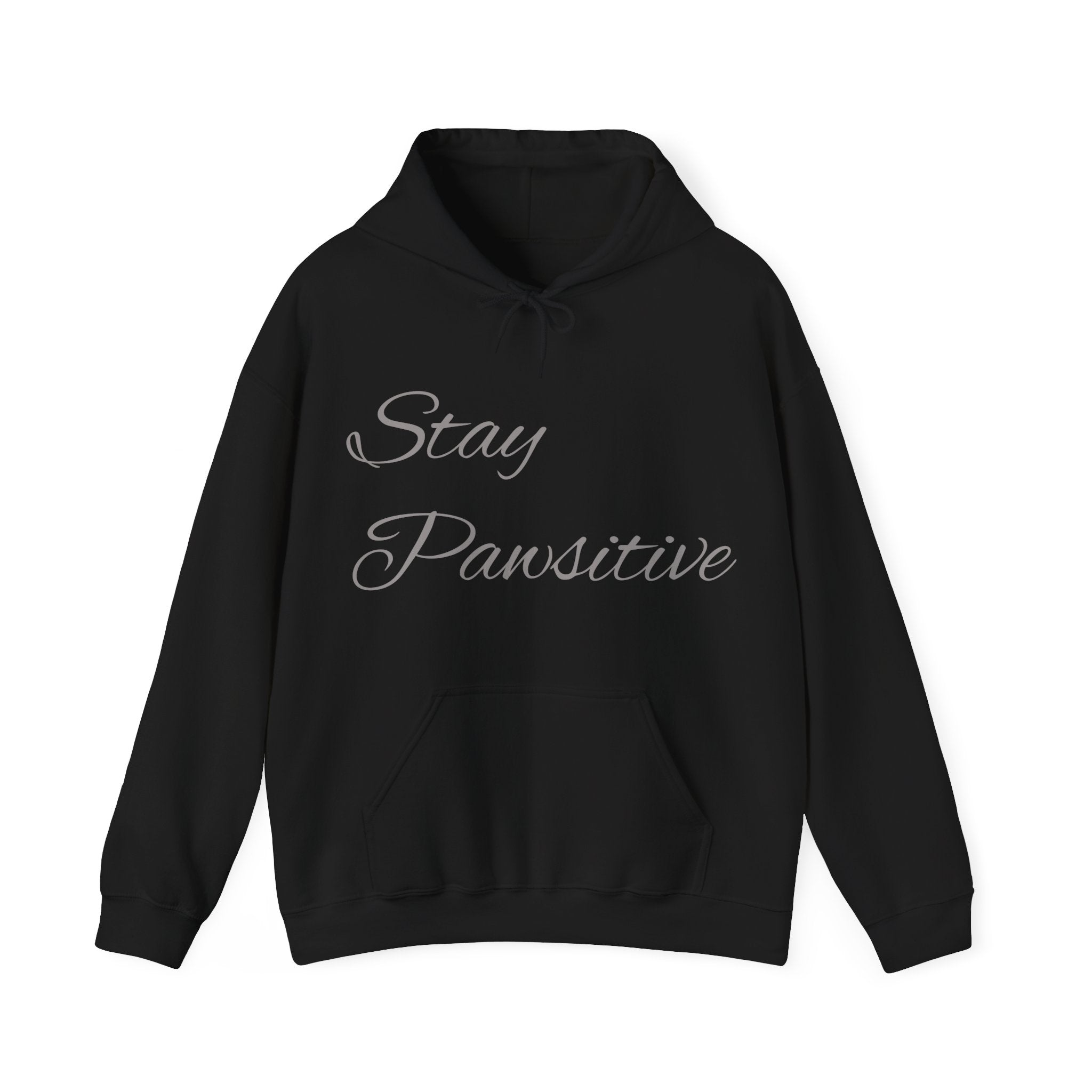 Stay Pawsitive Kitten Clouds Hoodie | Cute Pastel Cat Comfort Sweatshirt