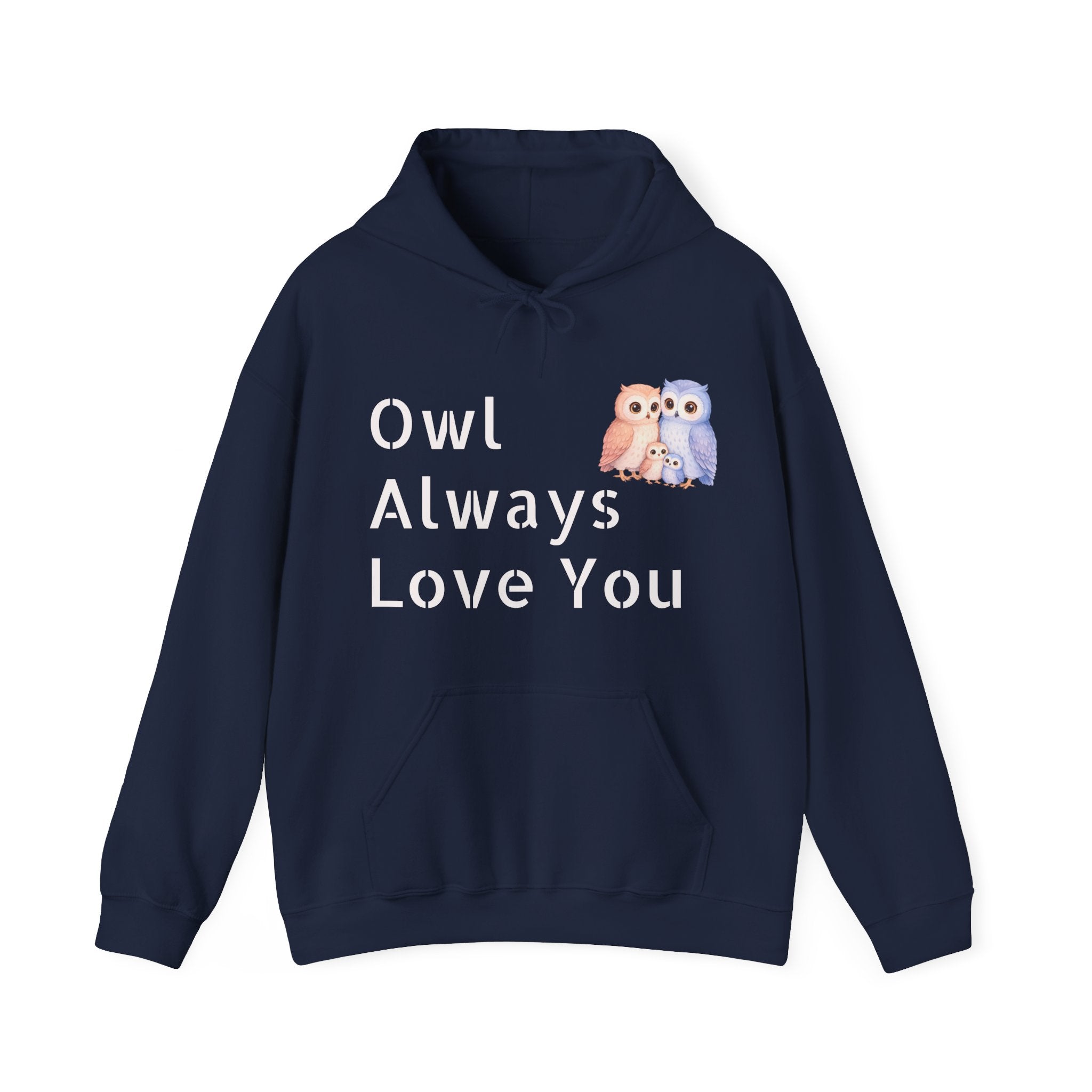 Watercolor Hand-Drawn Owl Hoodie | Sentimental Note, Cozy Pullover