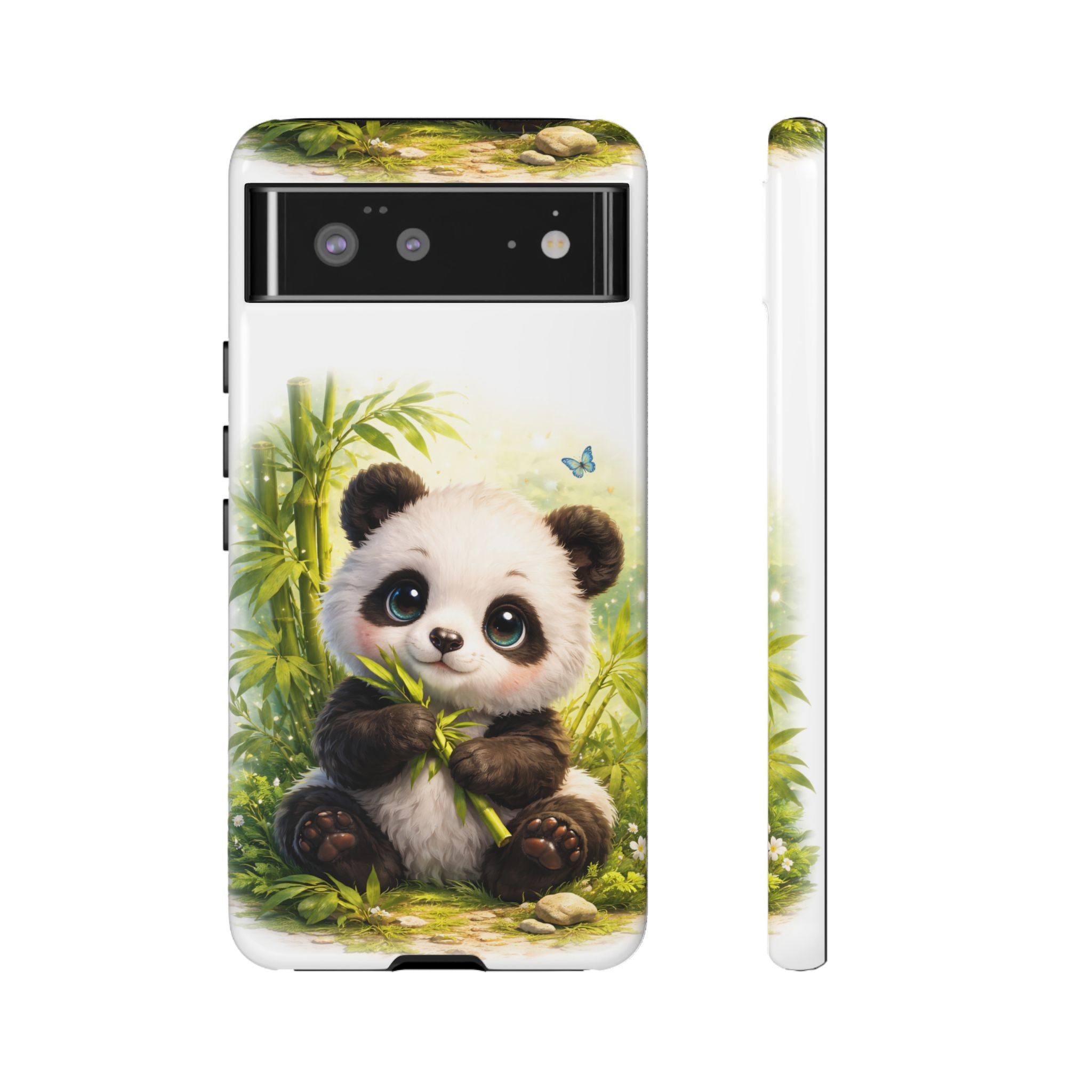 Baby Panda in Sunlight Protective Phone Case — Shockproof iPhone & Samsung Cover