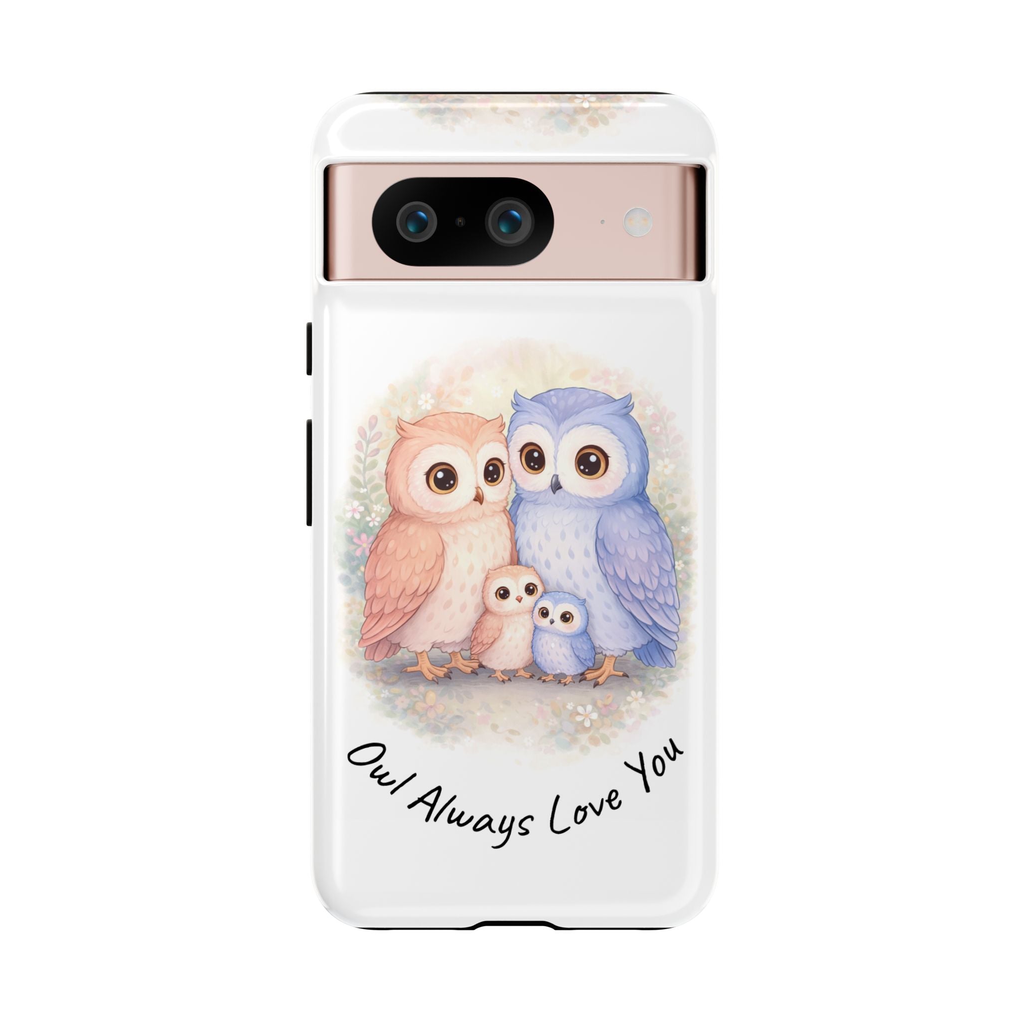 Owl Always Love You watercolor owl family Phone Case | Slim Dual-Layer Protective Case