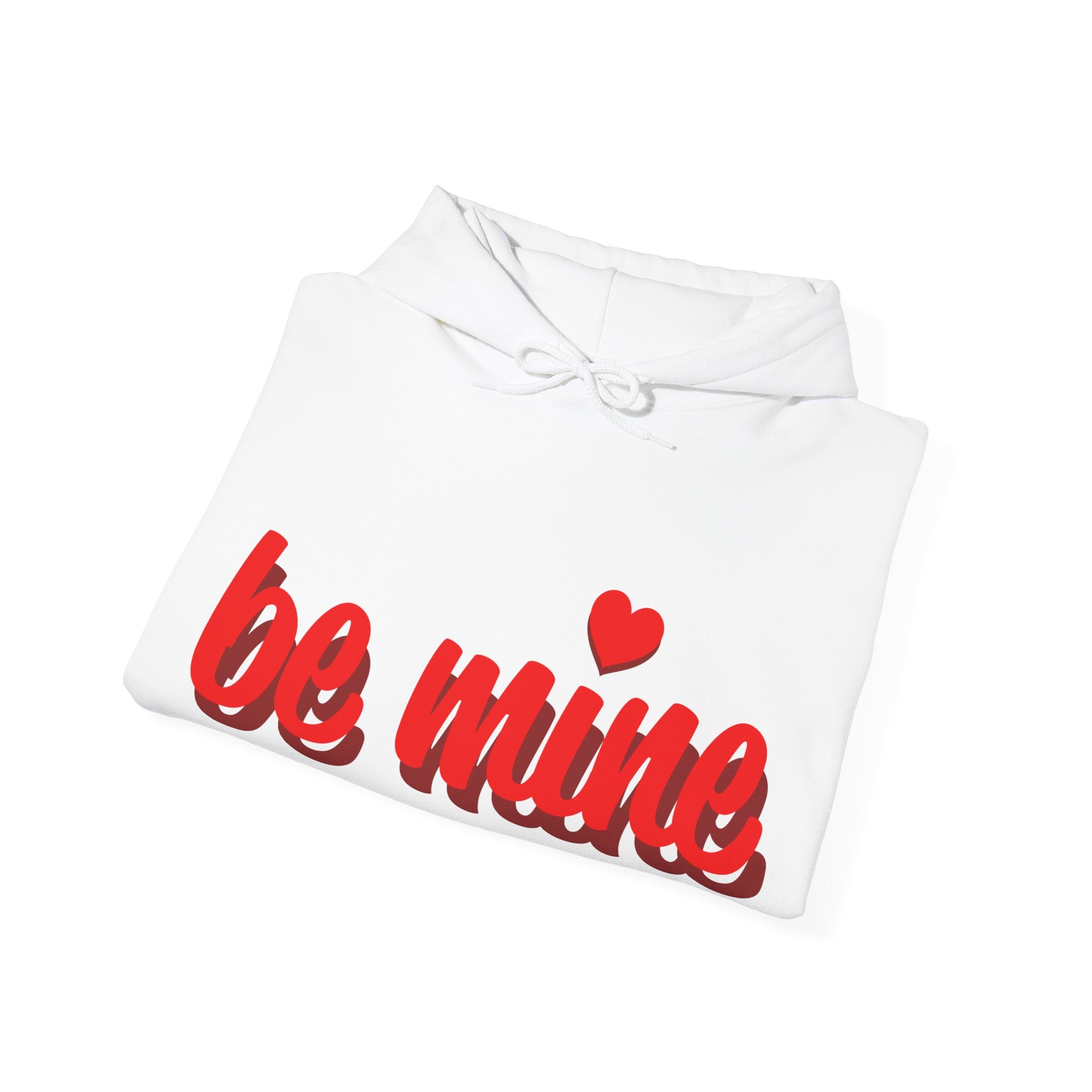 Be Mine Script Hoodie | Pink Bunny Headphones Valentine Sweatshirt