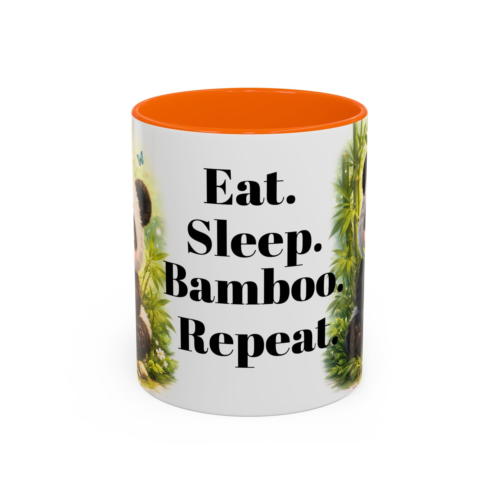 Eat. Sleep. Bamboo. Repeat. Mug | Panda Bamboo Coffee Mug