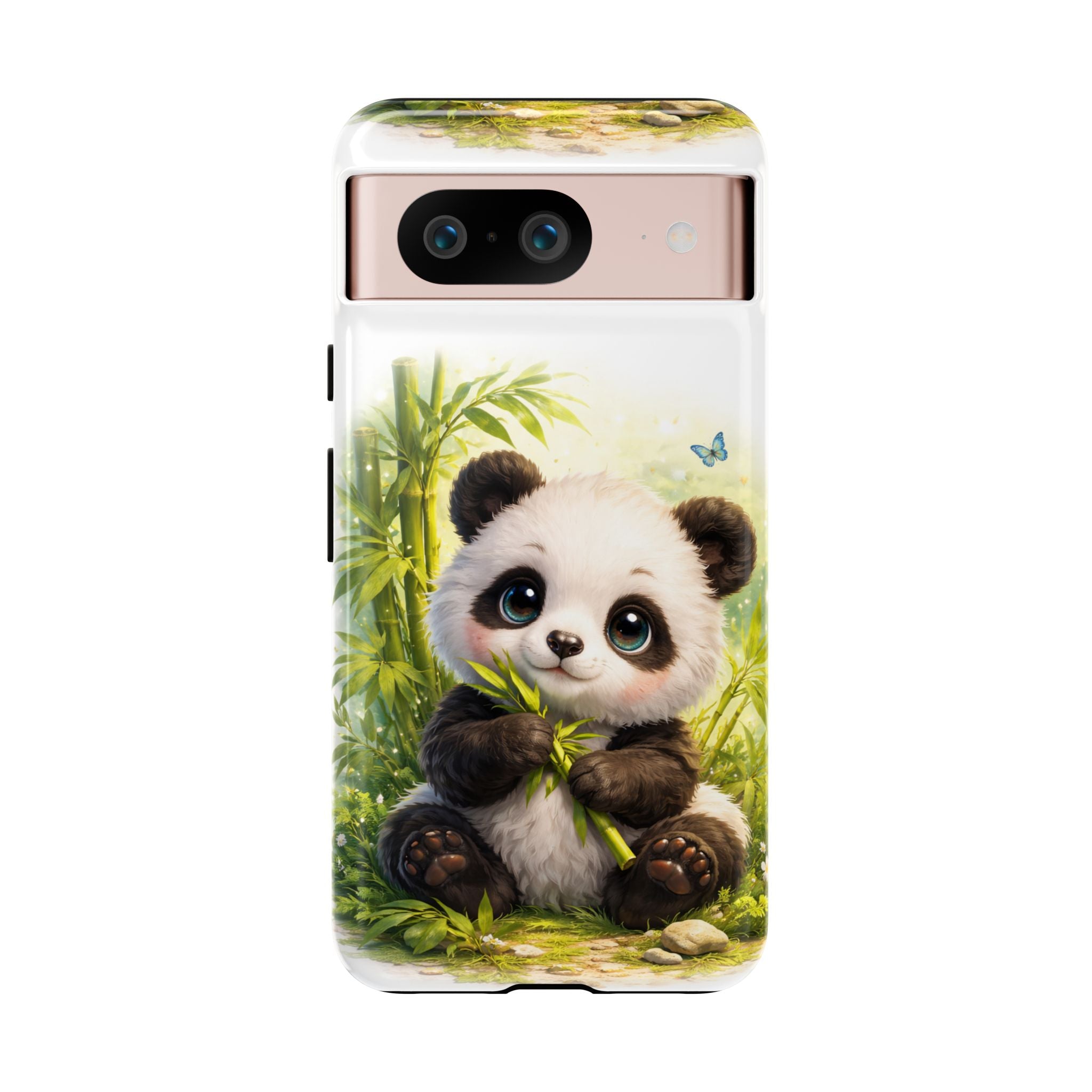 Baby Panda in Sunlight Protective Phone Case — Shockproof iPhone & Samsung Cover