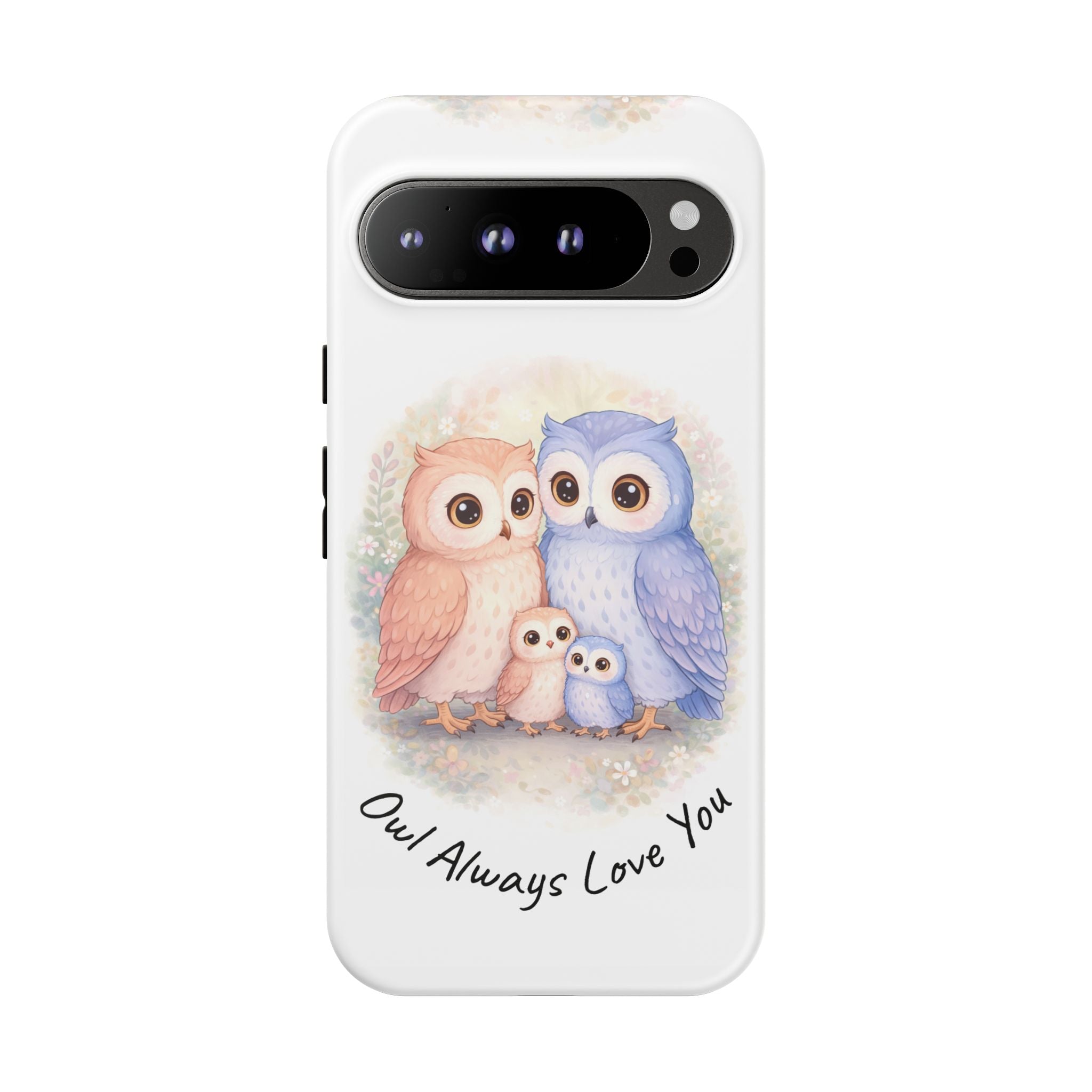 Owl Always Love You watercolor owl family Phone Case | Slim Dual-Layer Protective Case