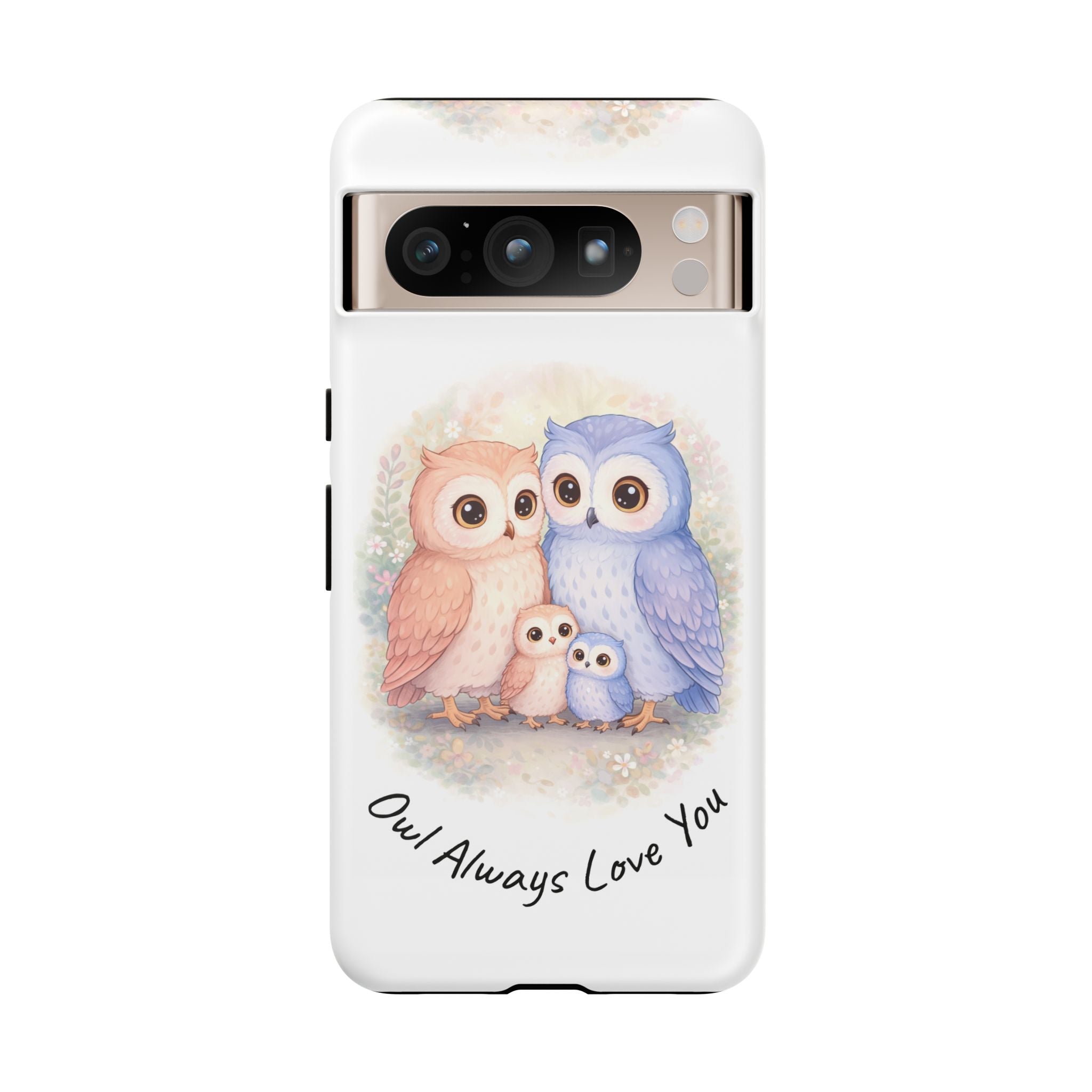 Owl Always Love You watercolor owl family Phone Case | Slim Dual-Layer Protective Case