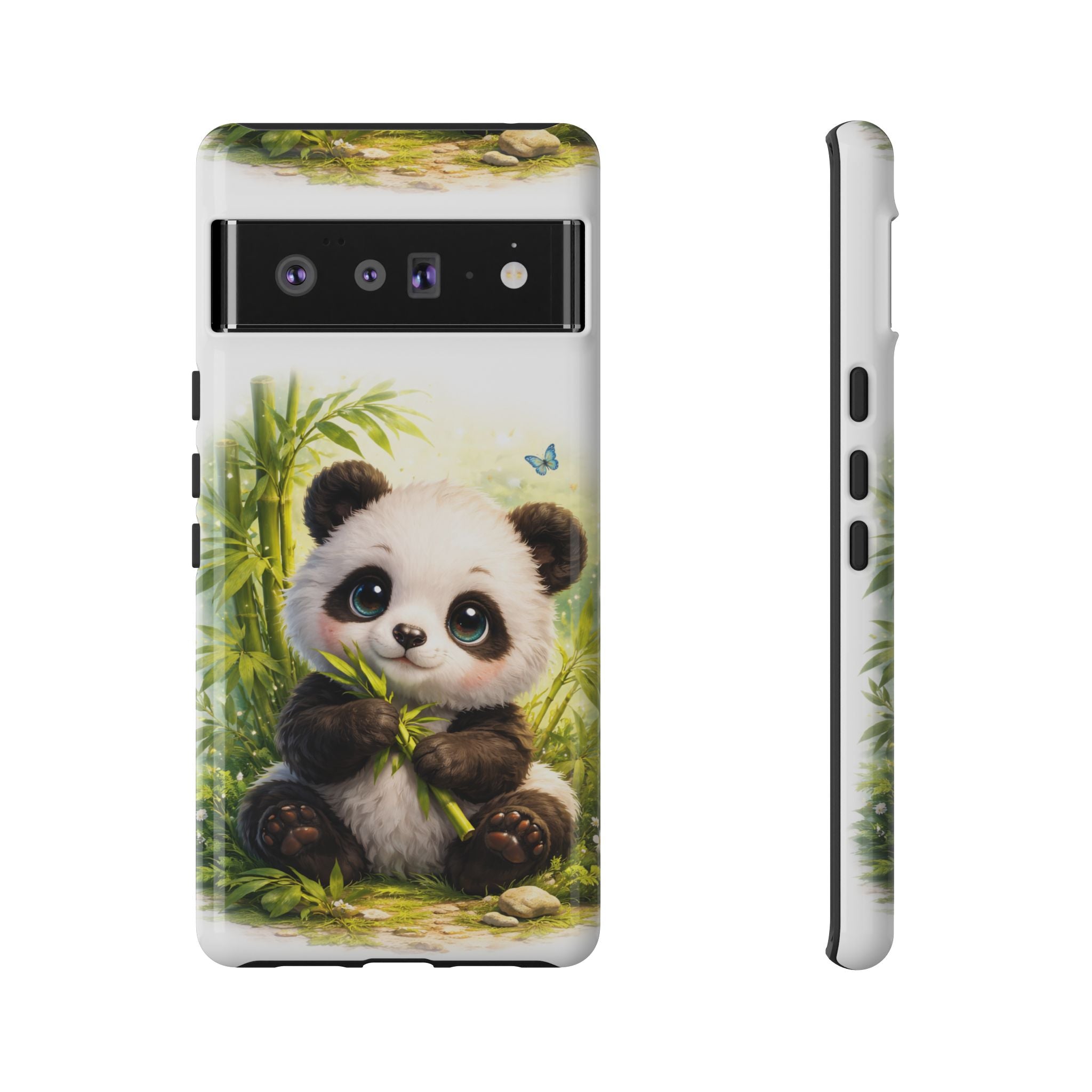 Baby Panda in Sunlight Protective Phone Case — Shockproof iPhone & Samsung Cover
