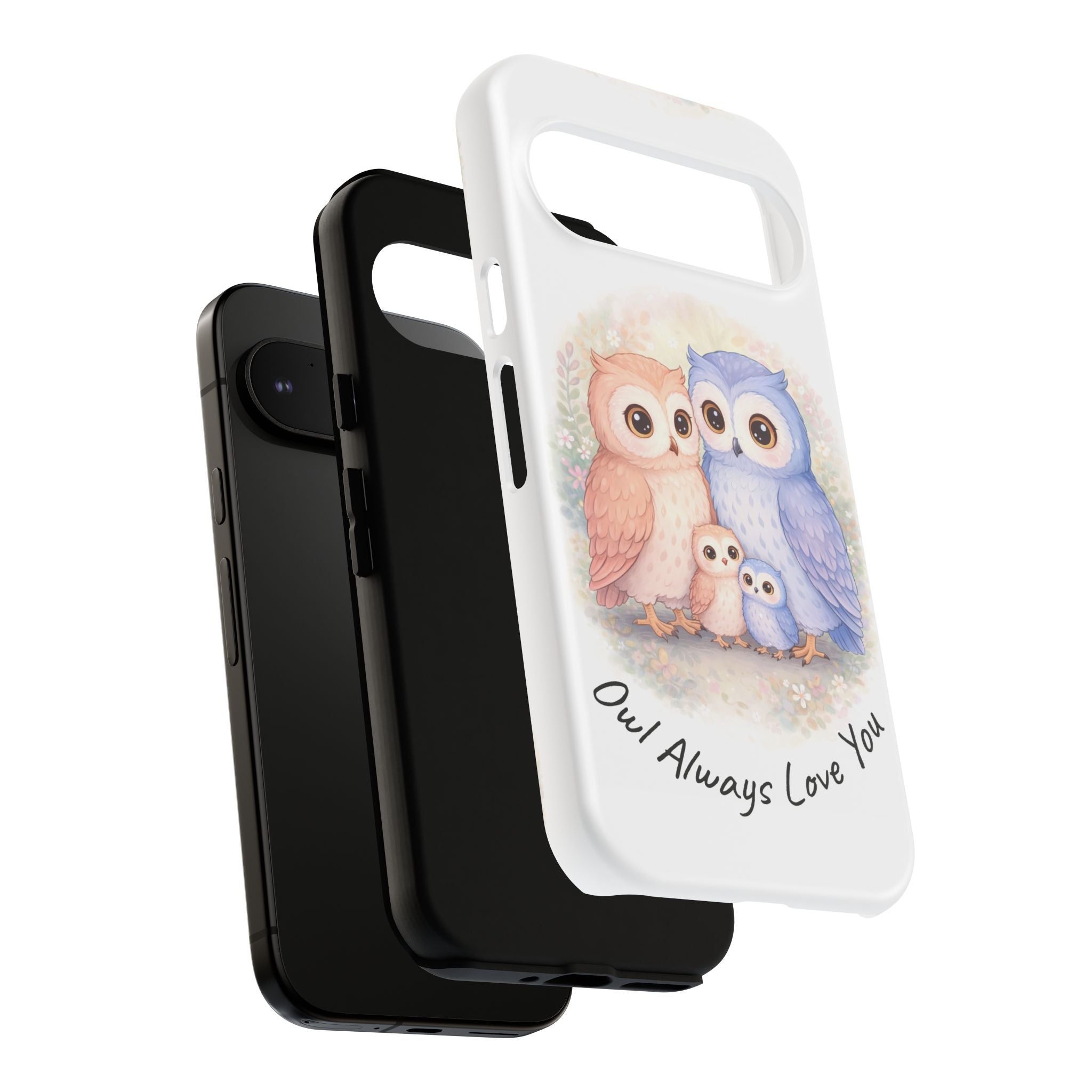 Owl Always Love You watercolor owl family Phone Case | Slim Dual-Layer Protective Case
