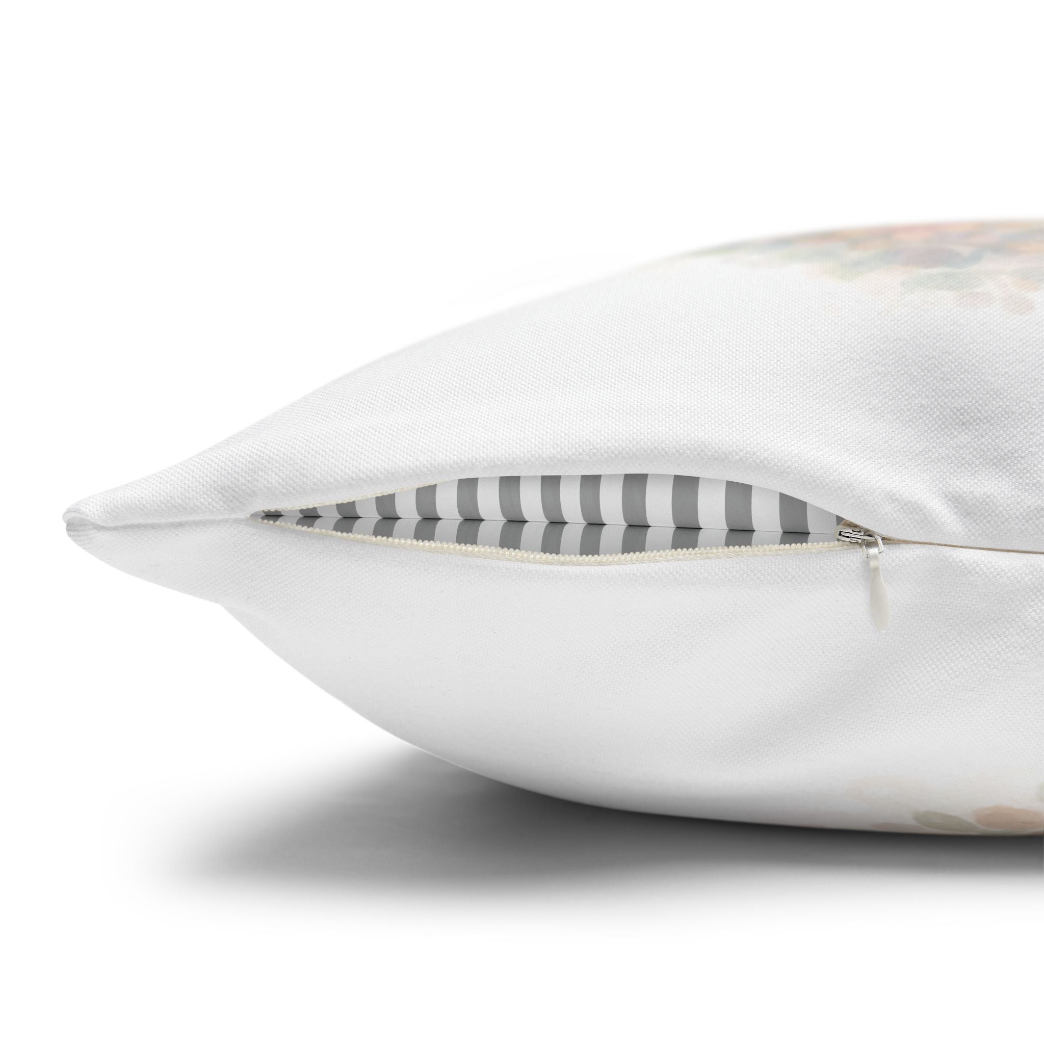 Watercolor Owlet Family Pillowcase Spun Polyester Square Pillowcase | Double-Sided