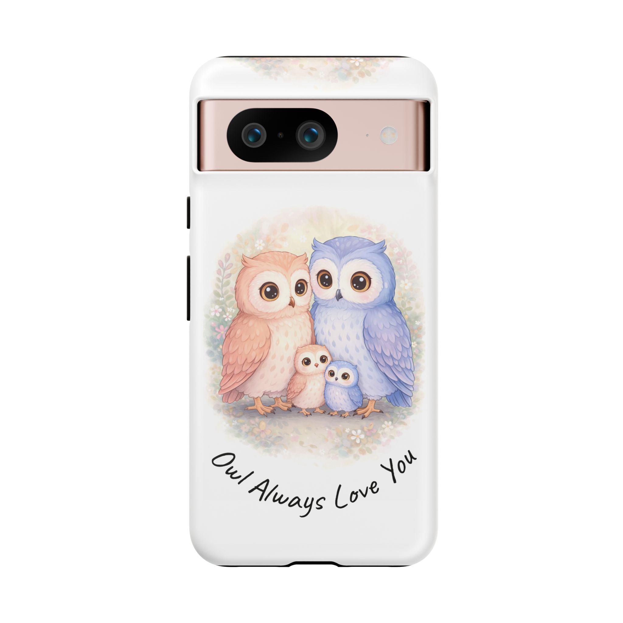 Owl Always Love You watercolor owl family Phone Case | Slim Dual-Layer Protective Case