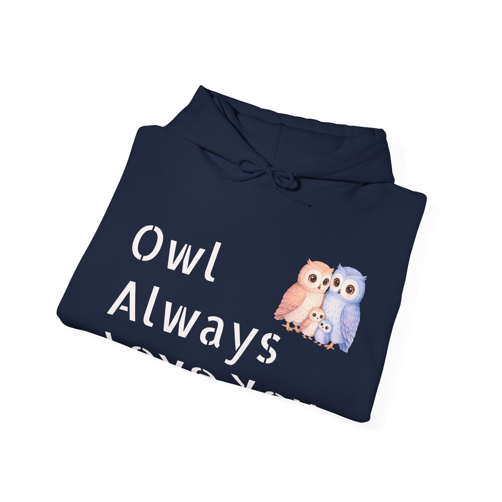 Watercolor Hand-Drawn Owl Hoodie | Sentimental Note, Cozy Pullover