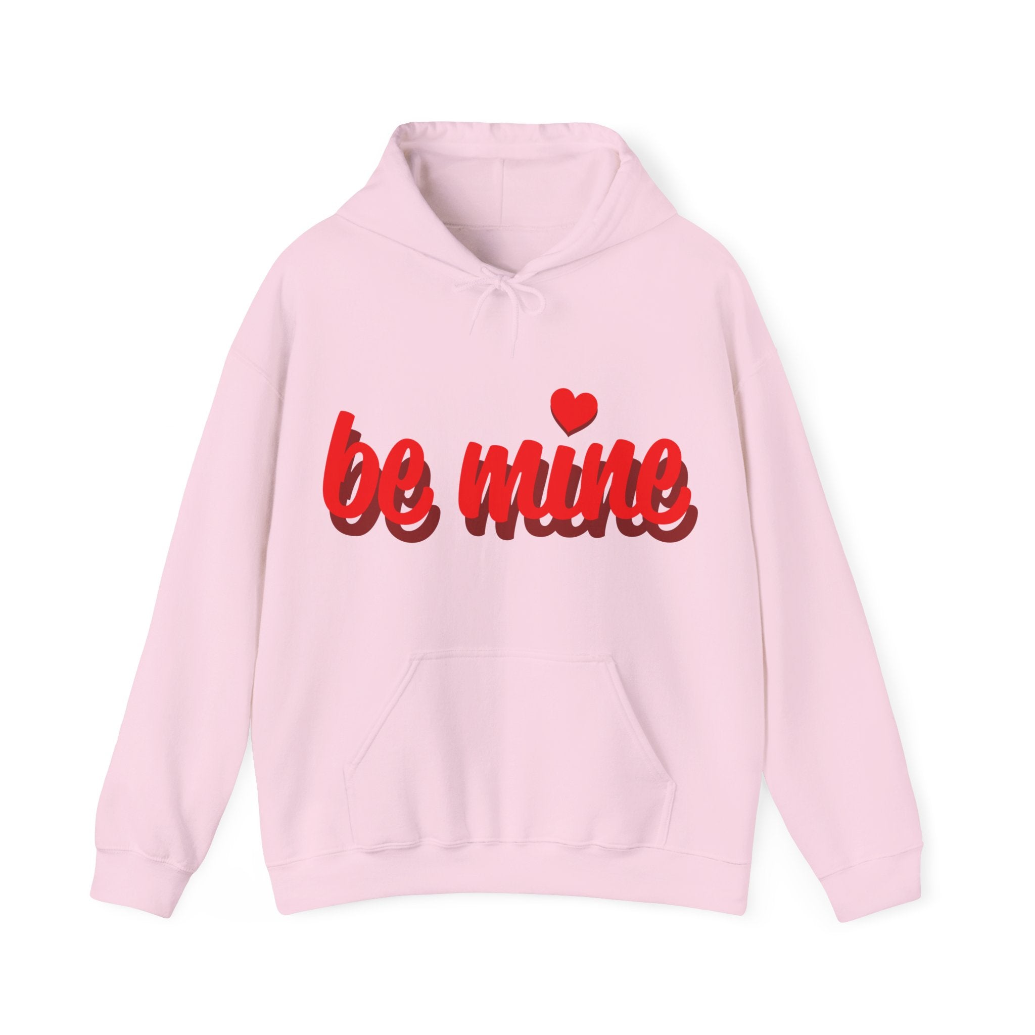 Be Mine Script Hoodie | Pink Bunny Headphones Valentine Sweatshirt