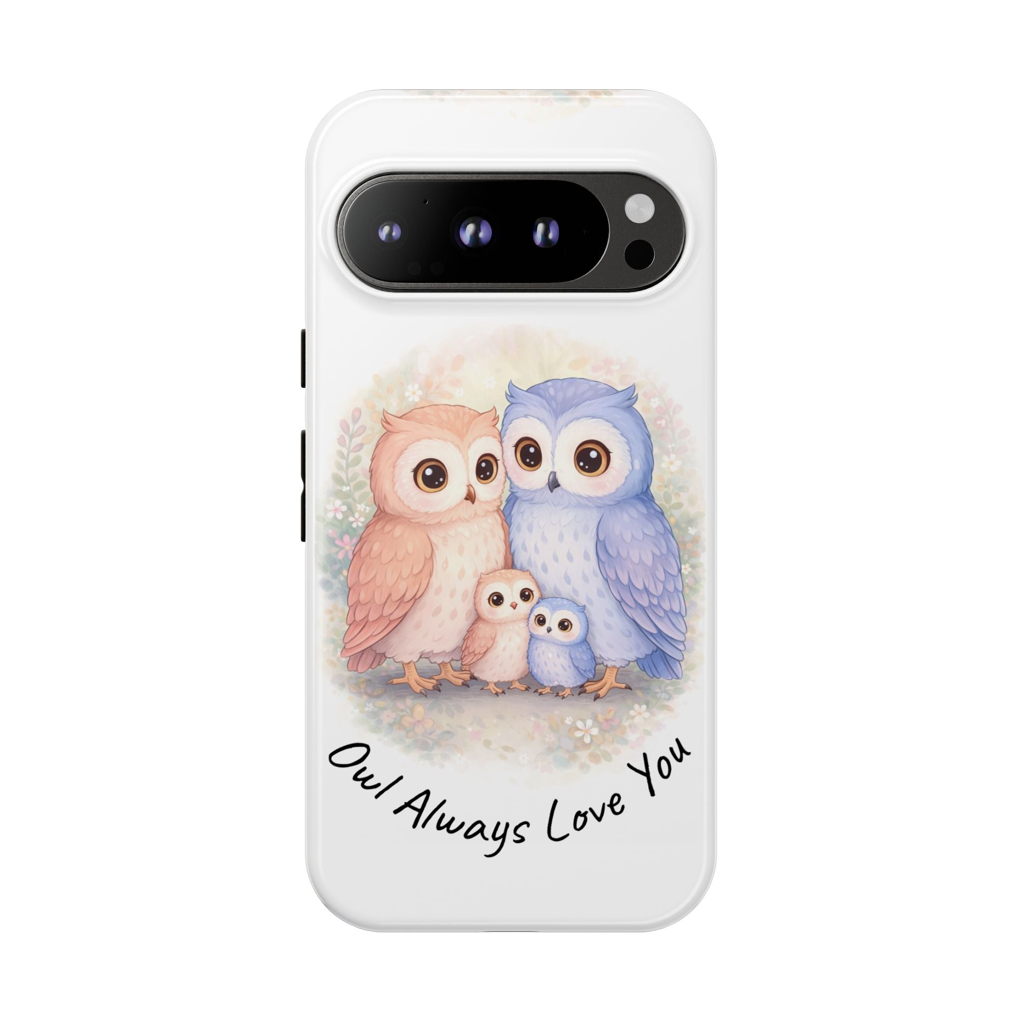 Owl Always Love You watercolor owl family Phone Case | Slim Dual-Layer Protective Case