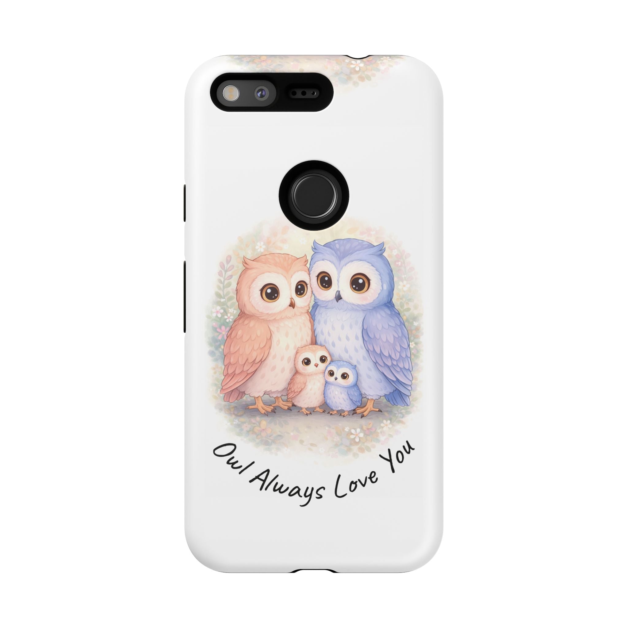 Owl Always Love You watercolor owl family Phone Case | Slim Dual-Layer Protective Case