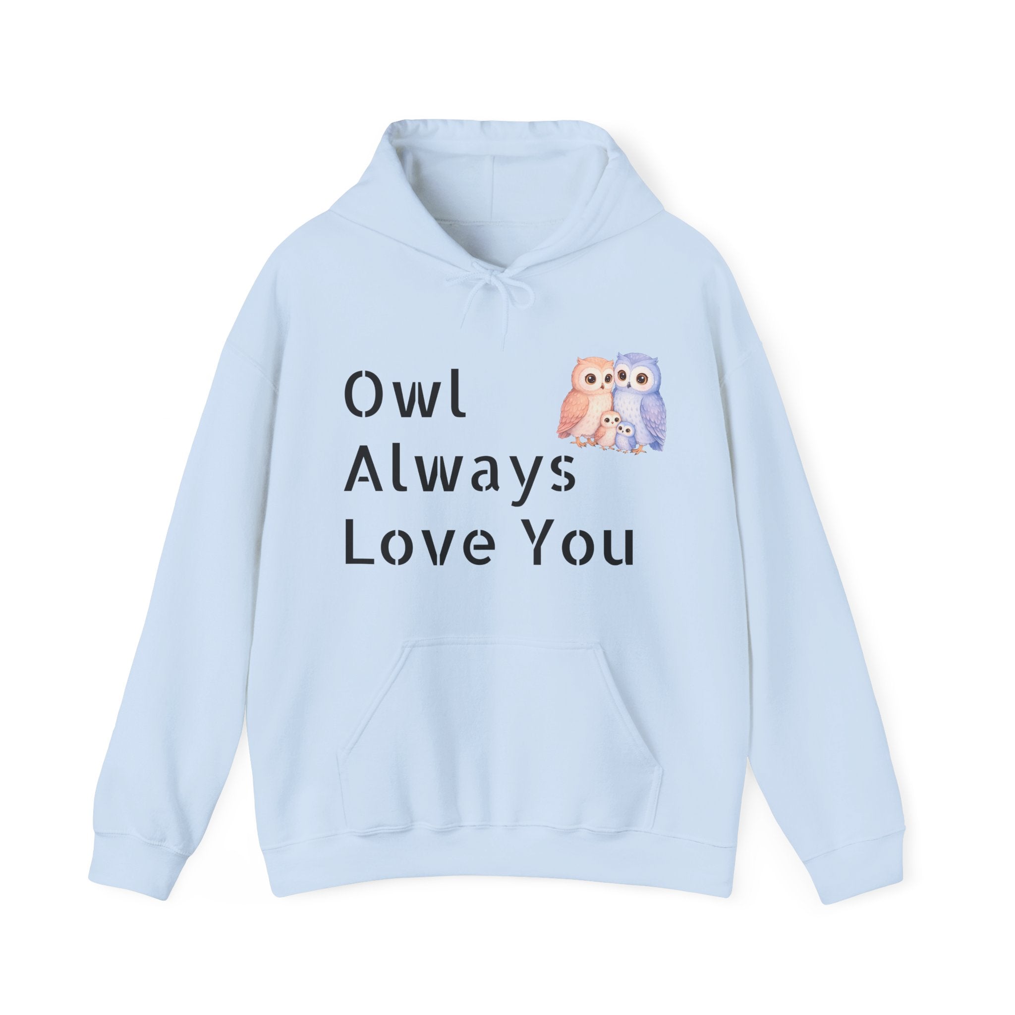 Watercolor Hand-Drawn Owl Hoodie | Sentimental Note, Cozy Pullover