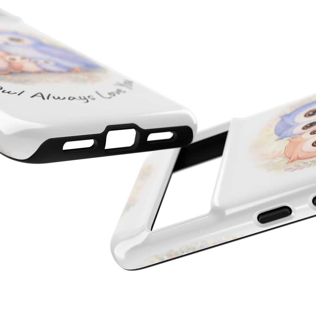 Owl Always Love You watercolor owl family Phone Case | Slim Dual-Layer Protective Case